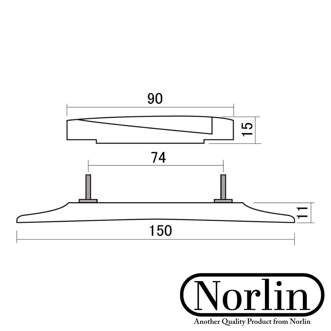 Archtop Slanted Ebony Bridge for Gibson® & Epiphone® Guitars - Randy's LLC