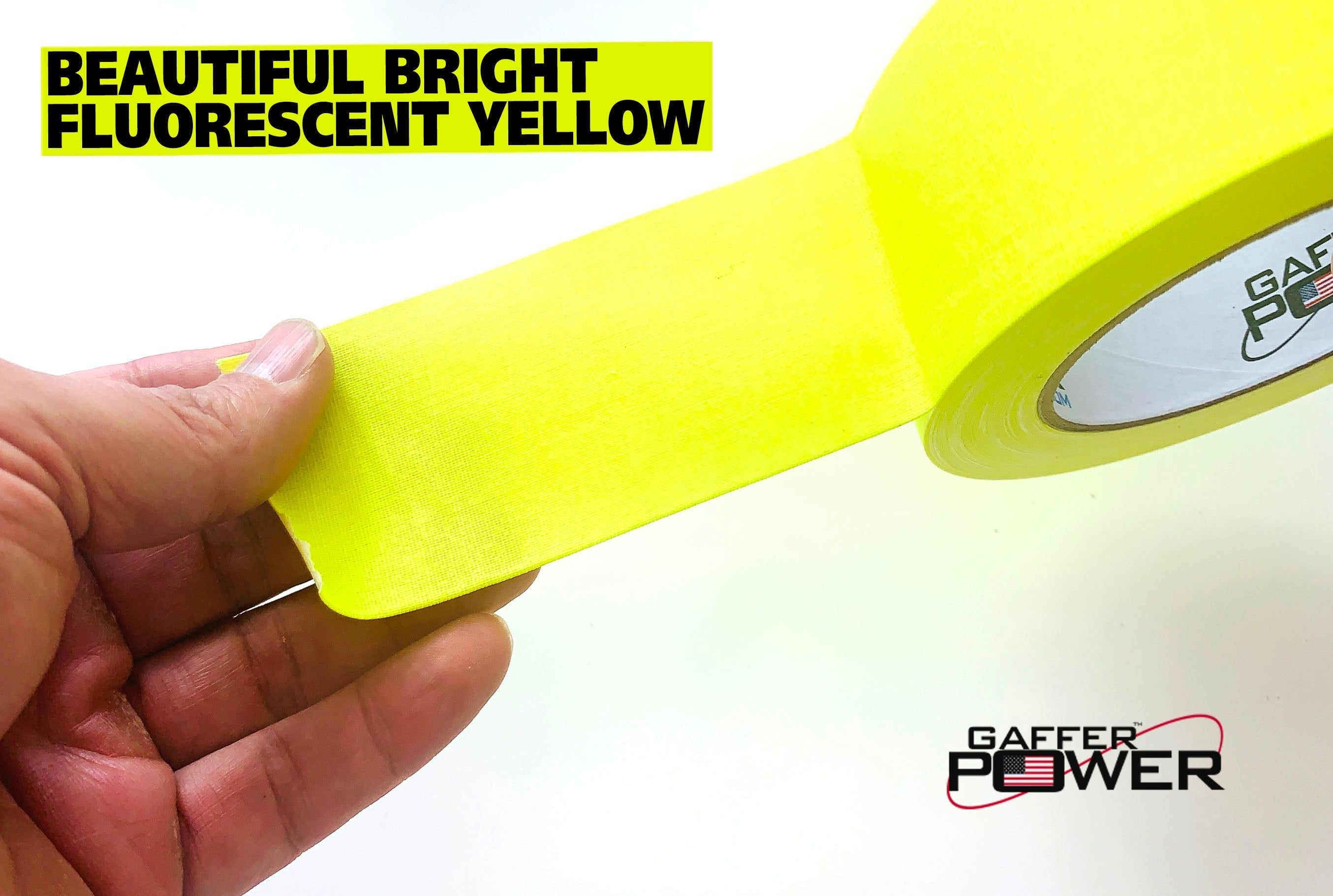 Gaffer Tape — Fluoro Yellow 2" x 30yd - Randy's LLC