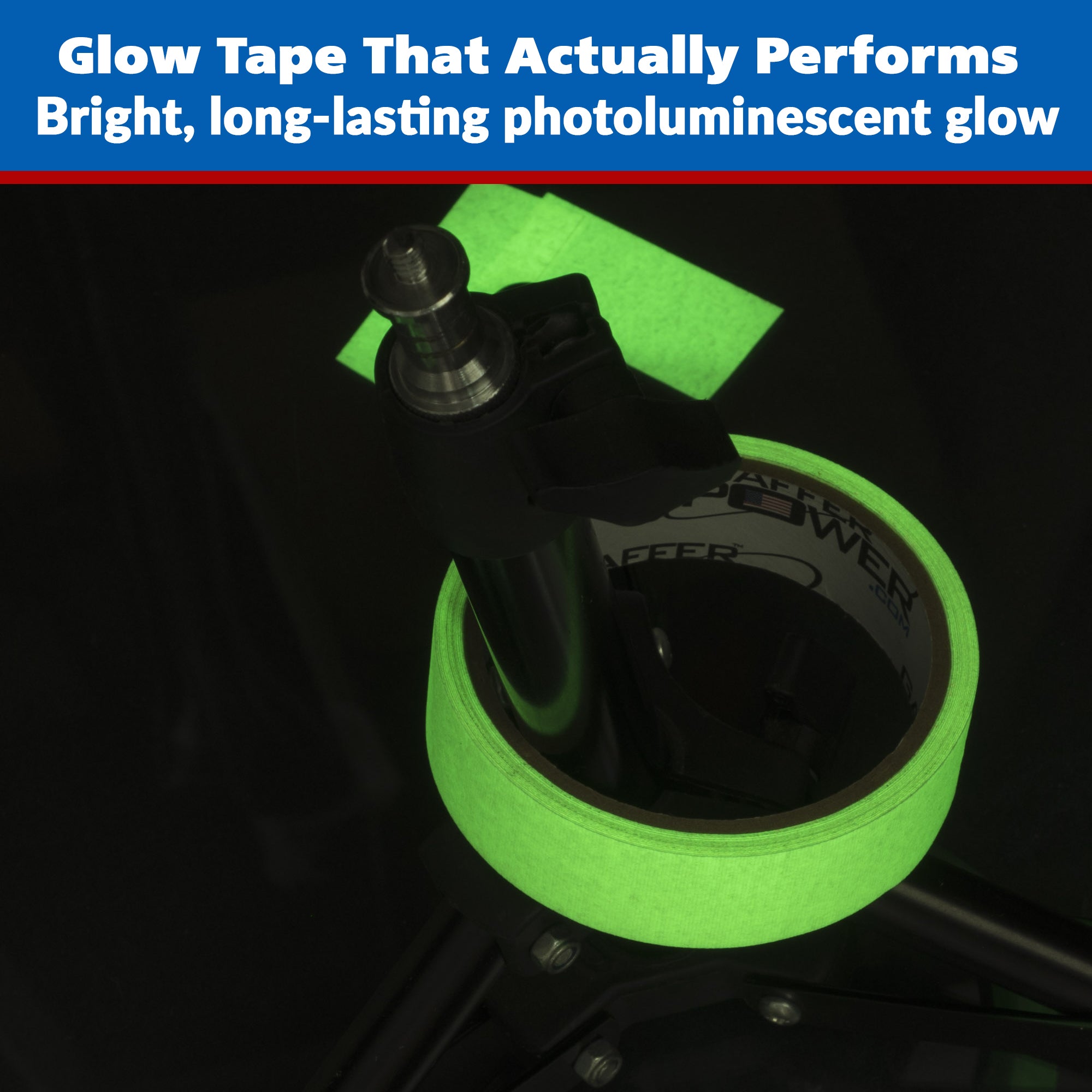 Gaffer Tape - Glow in the Dark , 1" x 15ft - Randy's LLC