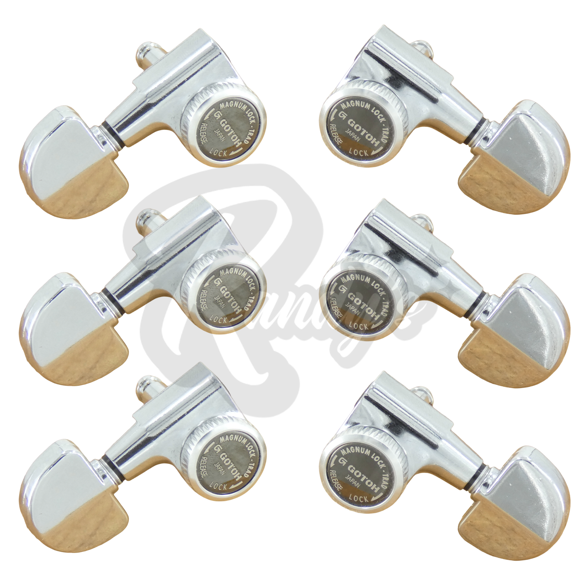 SG301 MG-T Locking Tuners (L3+R3) - Fits Gibson® & Grover® - Randy's LLC