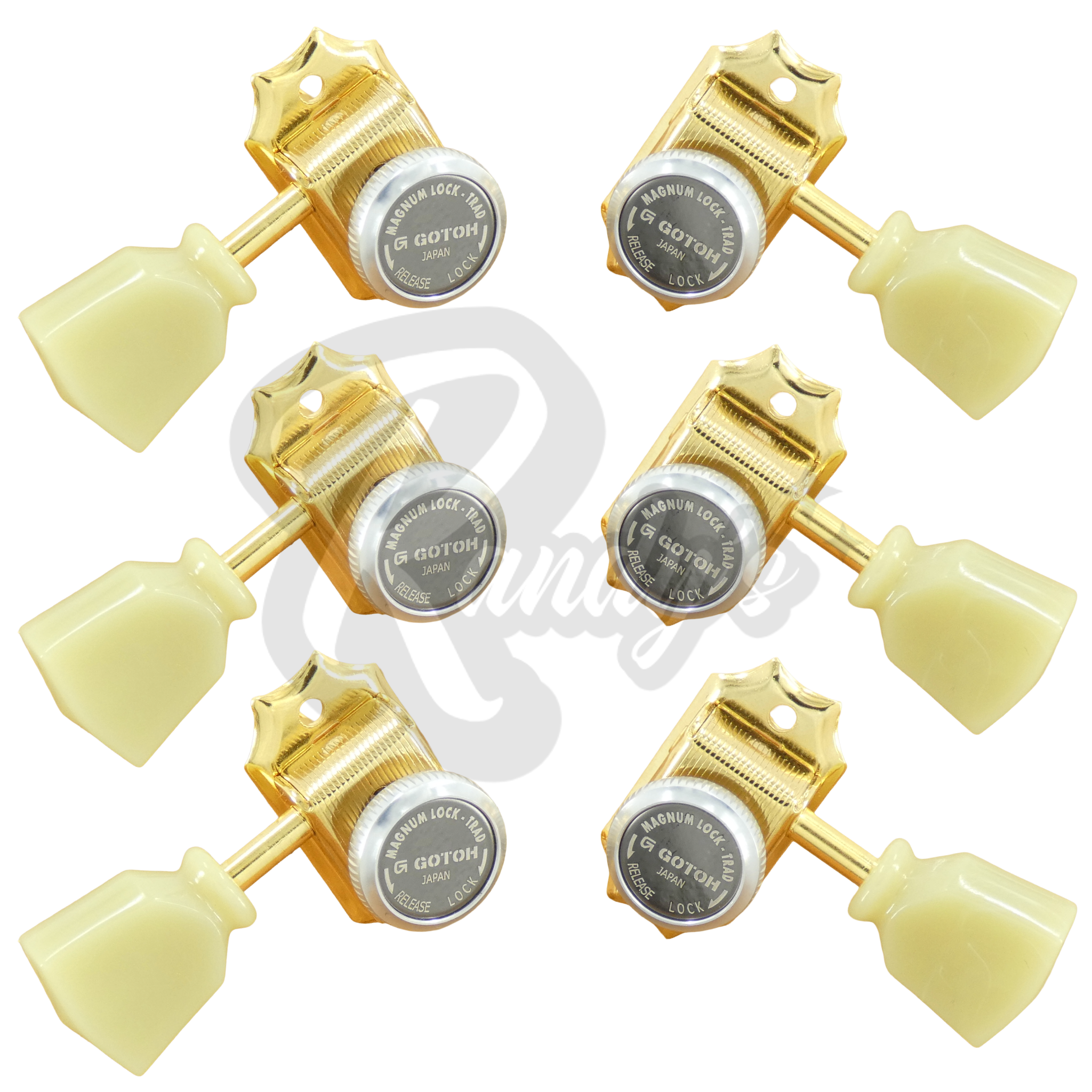 SD90 MG-T Vintage Deluxe Locking Tuners (L3+R3) - Fits Gibson® & Kluson® - Randy's LLC