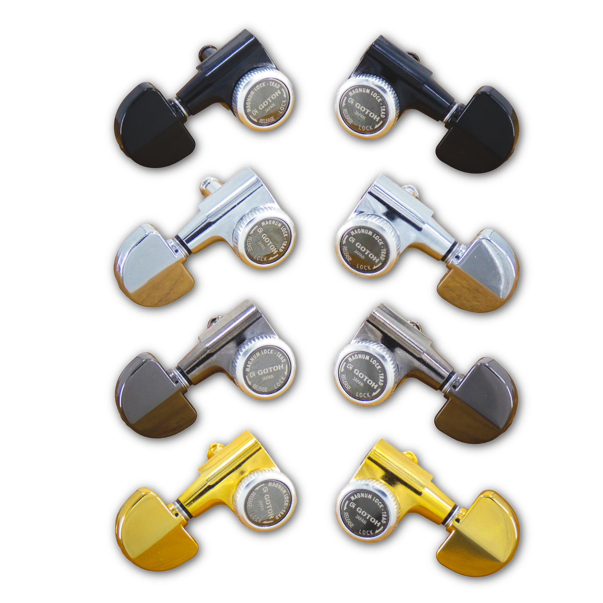 SG301 MG-T Locking Tuners (L3+R3) - Fits Gibson® & Grover® - Randy's LLC