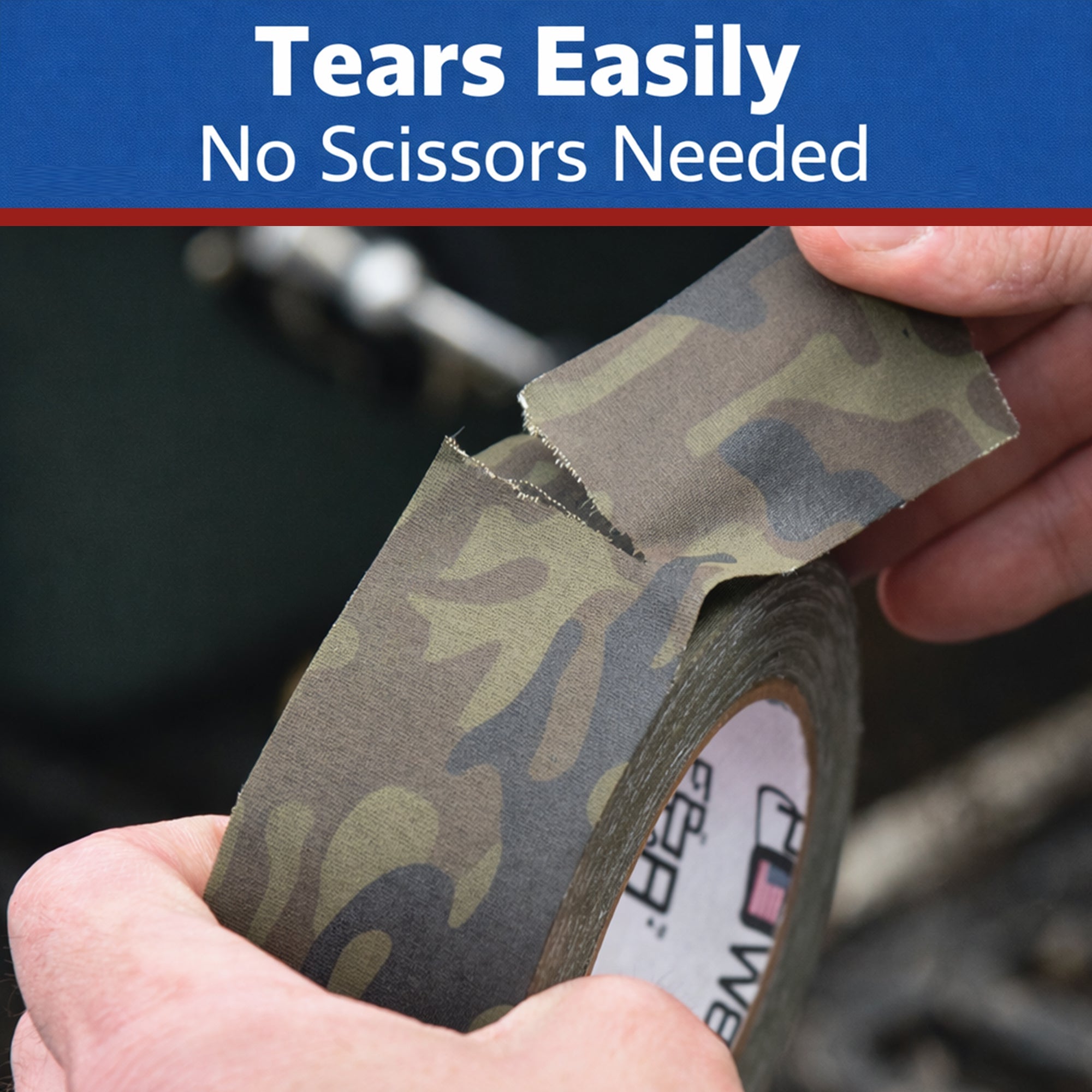 Gaffer Tape - Army Green Camo 2" x 25yd - Randy's LLC