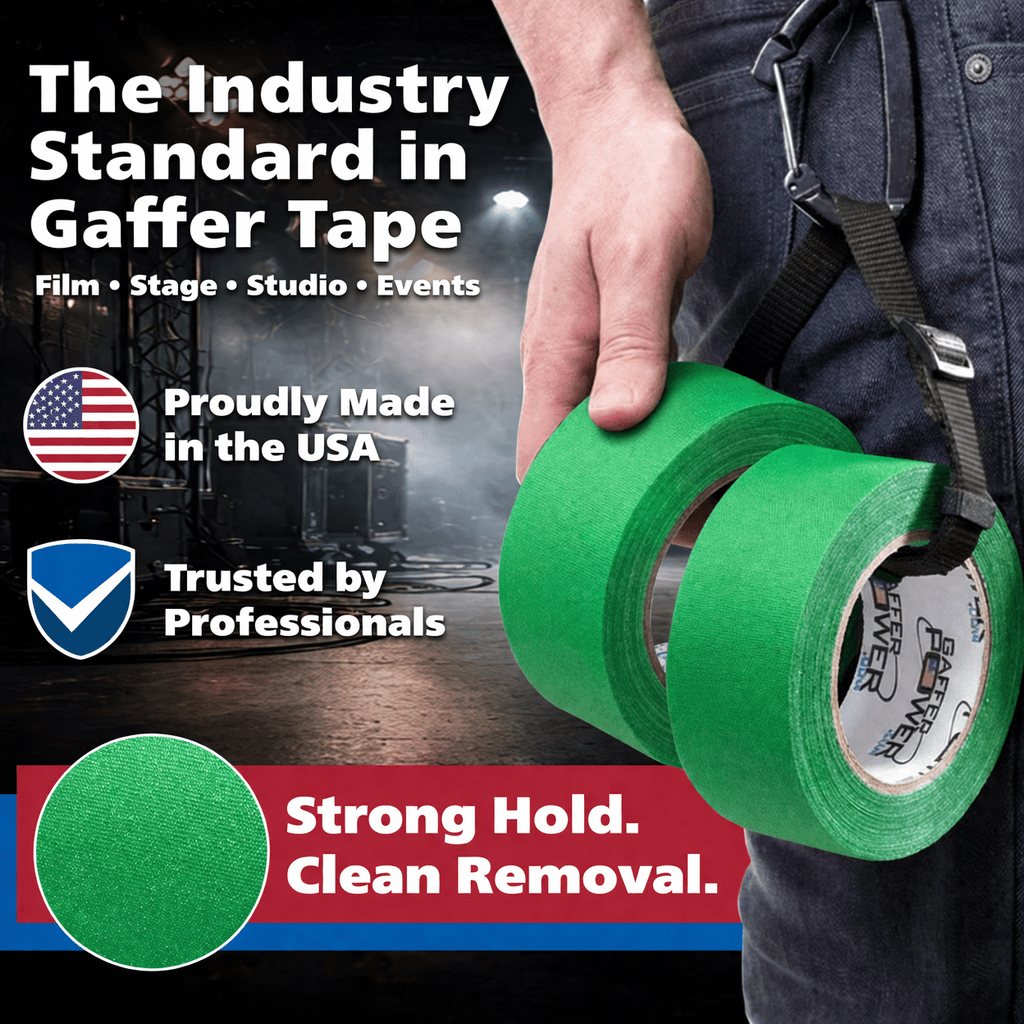 Gaffer Tape — Chroma Green 2" x 30yd - Randy's LLC