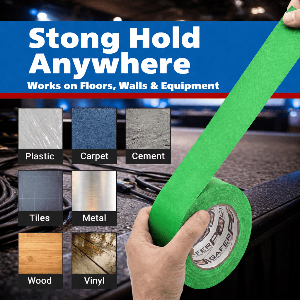Gaffer Tape — Chroma Green 2" x 30yd - Randy's LLC