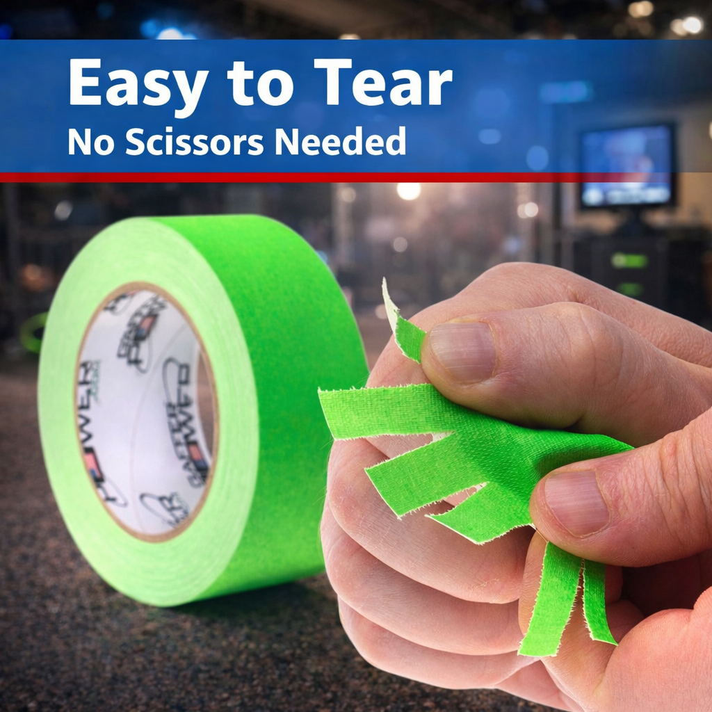 Gaffer Tape — Fluoro Green 2" x 30yd - Randy's LLC