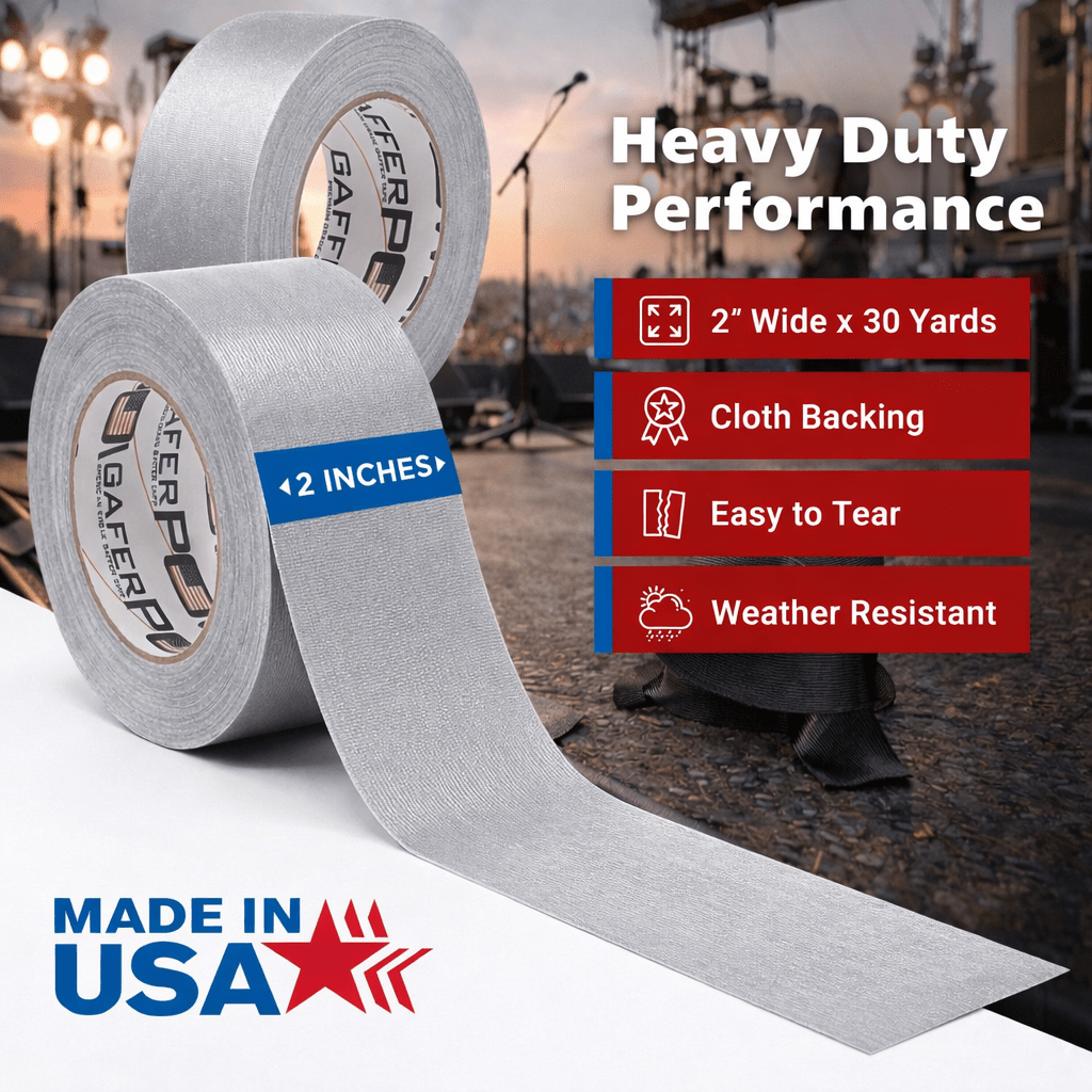 Gaffer Tape — Grey 2" x 30yd - Randy's LLC