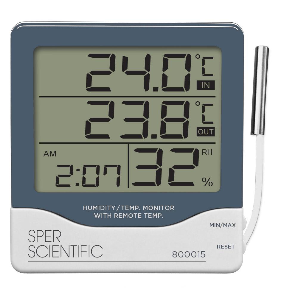 Digital Hyrgrometer & Thermometer w/ Remote Sensor - Randy's LLC