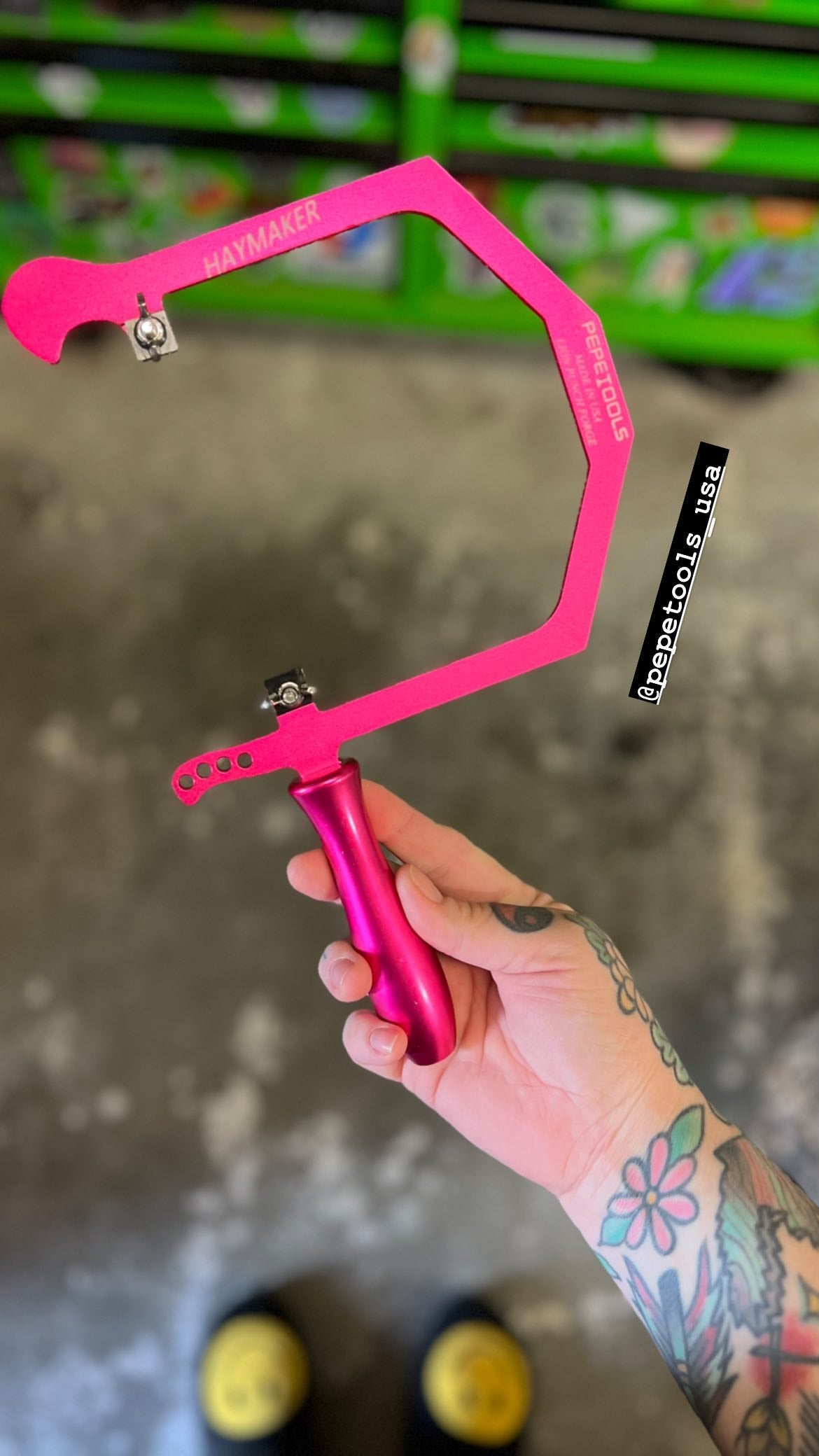 "Haymaker" Coping Saw for Fingerboard Inlays - Special Edition Bright Pink - Randy's LLC