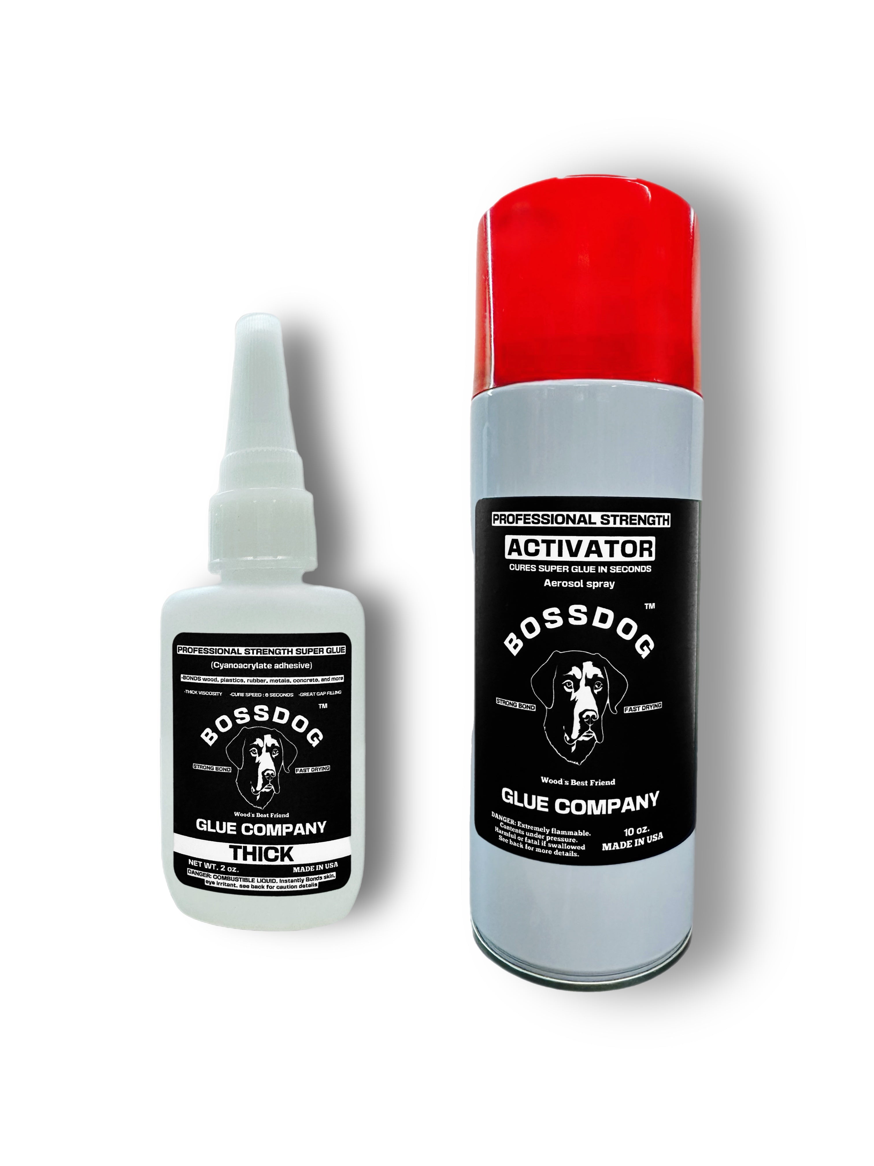 Professional Strength Super CA Glue (THICK) + 10oz ACTIVATOR Bundle - Randy's LLC