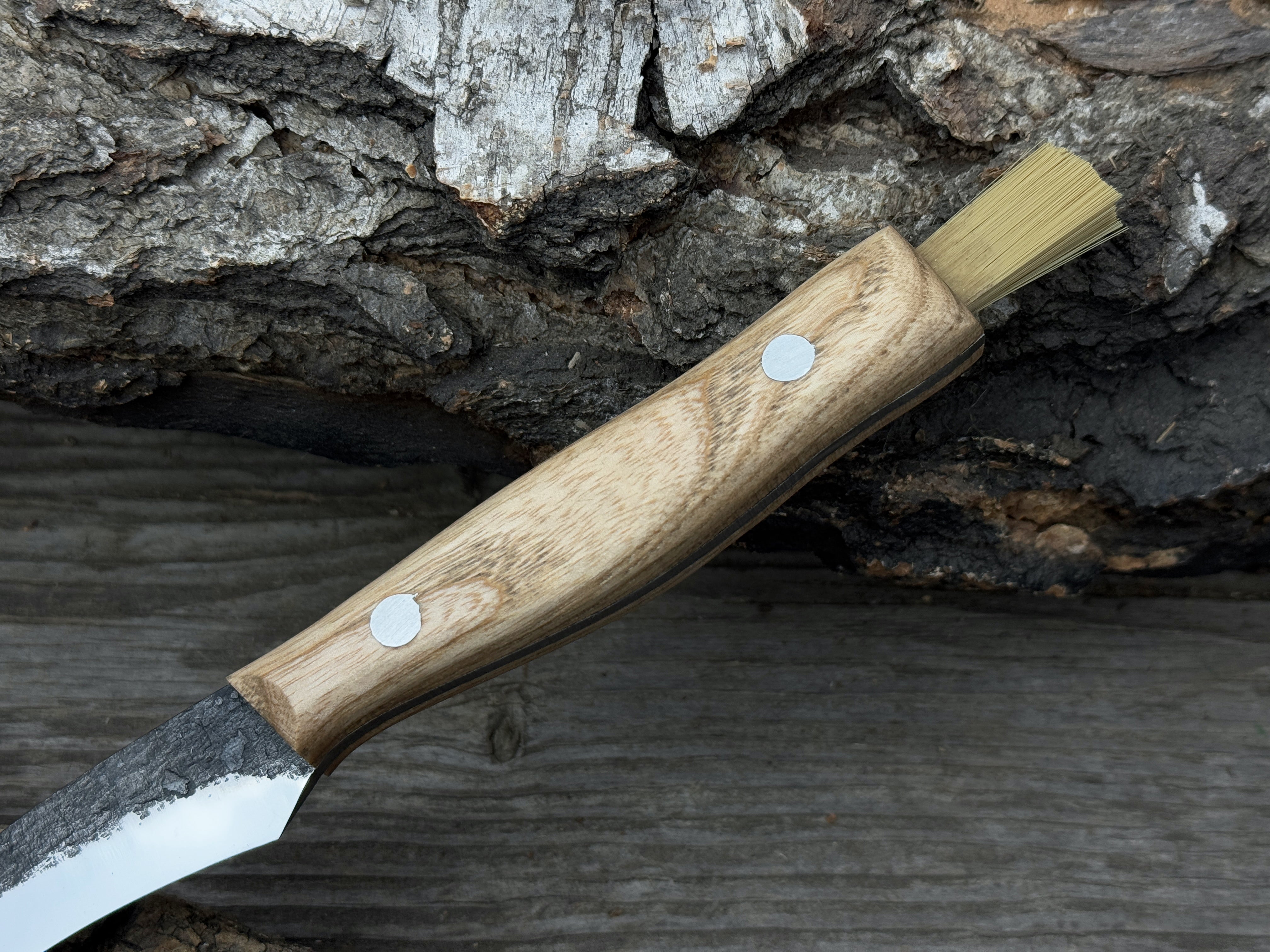 Hand-Forged Knife for Mushroom Foraging, 8 cm (3.15 inches) - Randy's LLC