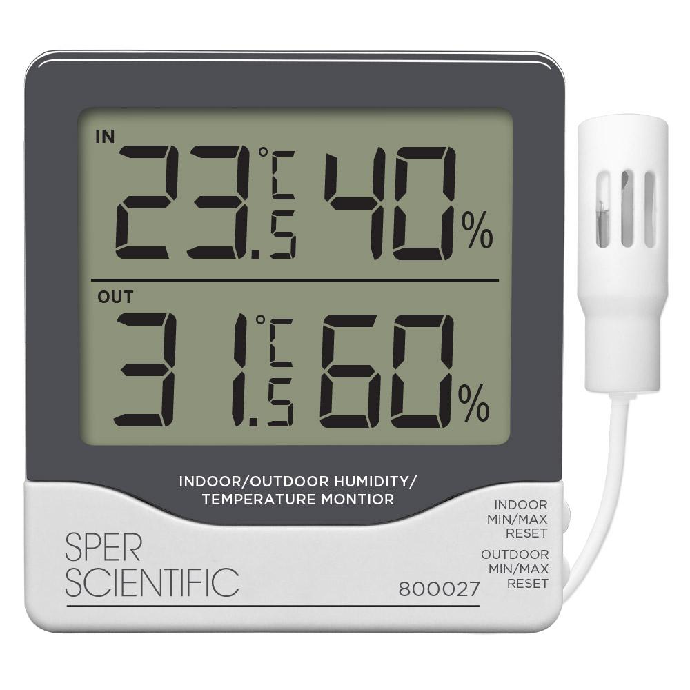 Digital Indoor/Outdoor Hygrometer & Thermometer - Randy's LLC