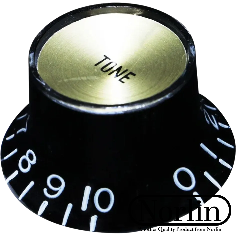 Embossed Top Hat Reflector Tone Knob for Gibson® Guitars (Inch) - Randy's LLC