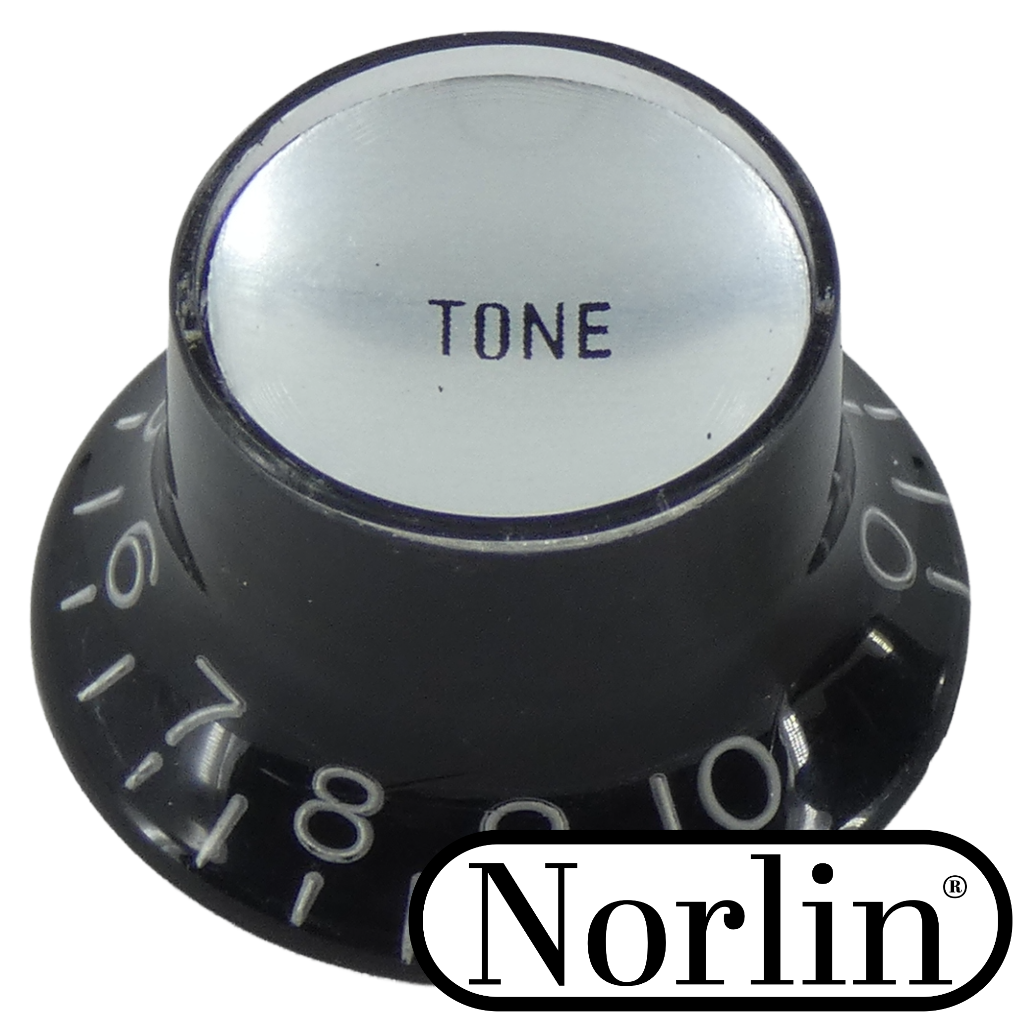 Embossed Top Hat Reflector Tone Knob for Epiphone® Guitars - Randy's LLC