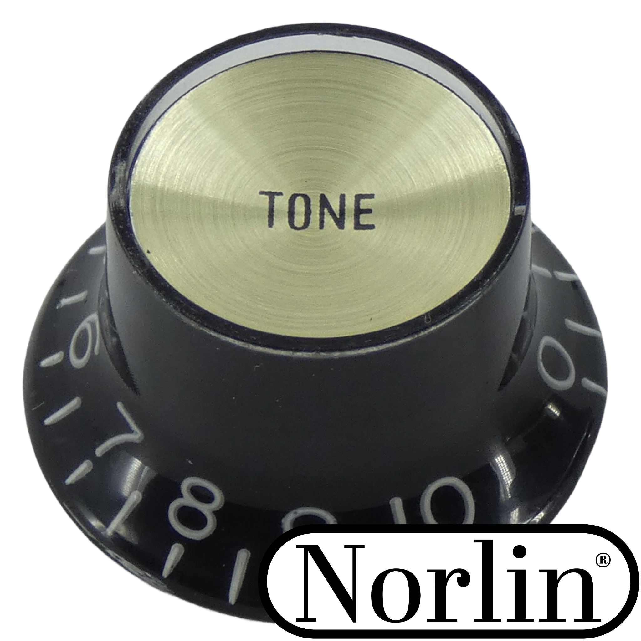 Embossed Top Hat Reflector Tone Knob for Epiphone® Guitars - Randy's LLC