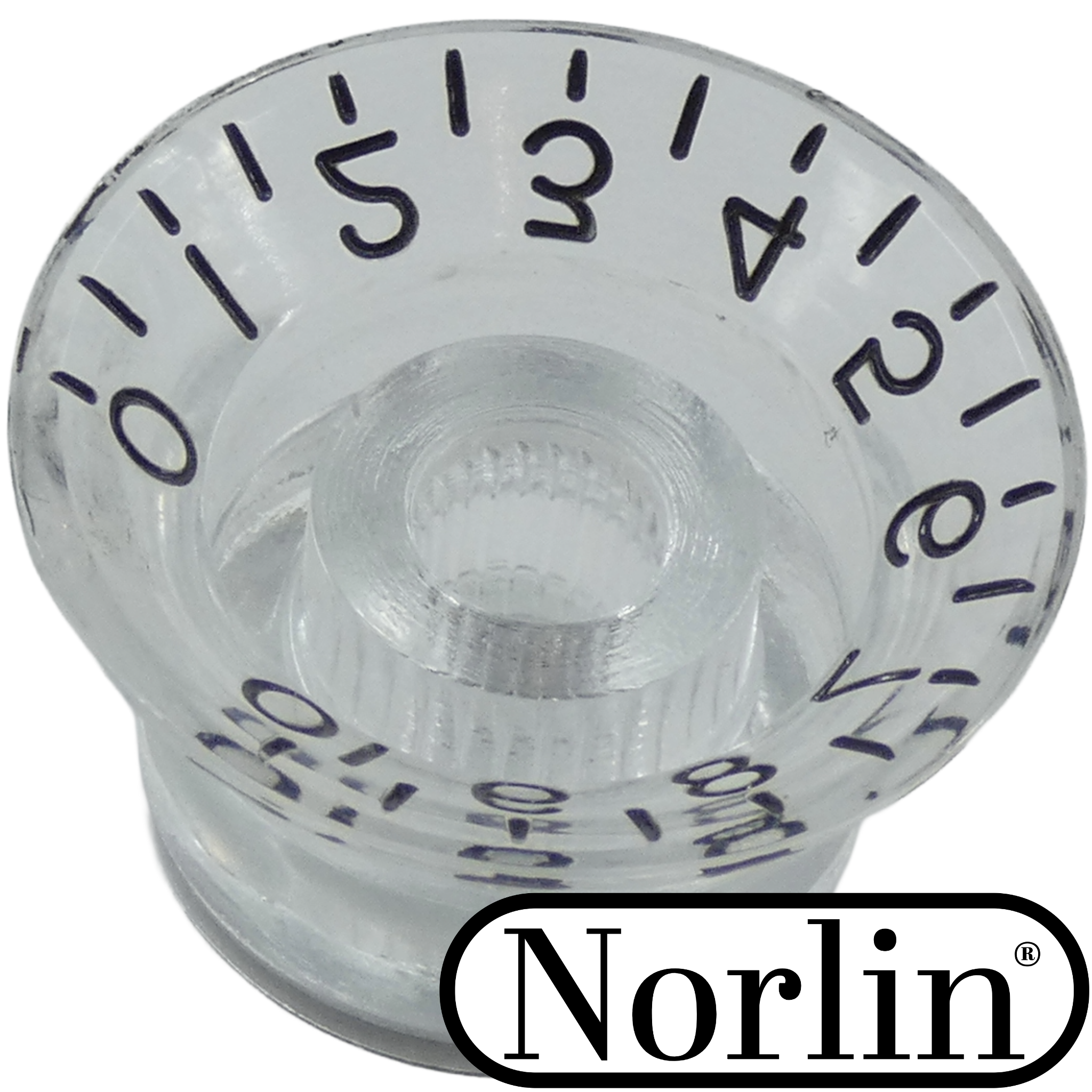 Embossed Top Hat Reflector Tone MOD Knob for Gibson® Guitars - Randy's LLC