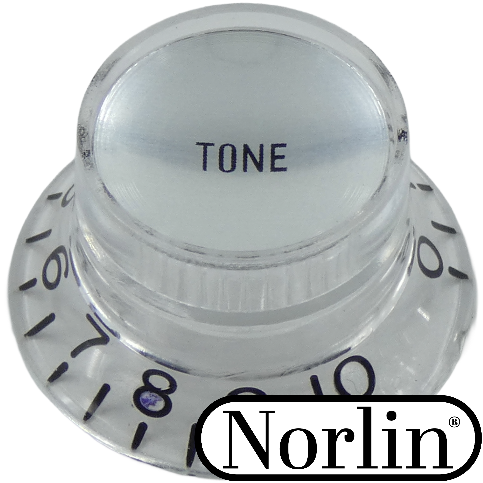 Embossed Top Hat Reflector Tone MOD Knob for Gibson® Guitars - Randy's LLC