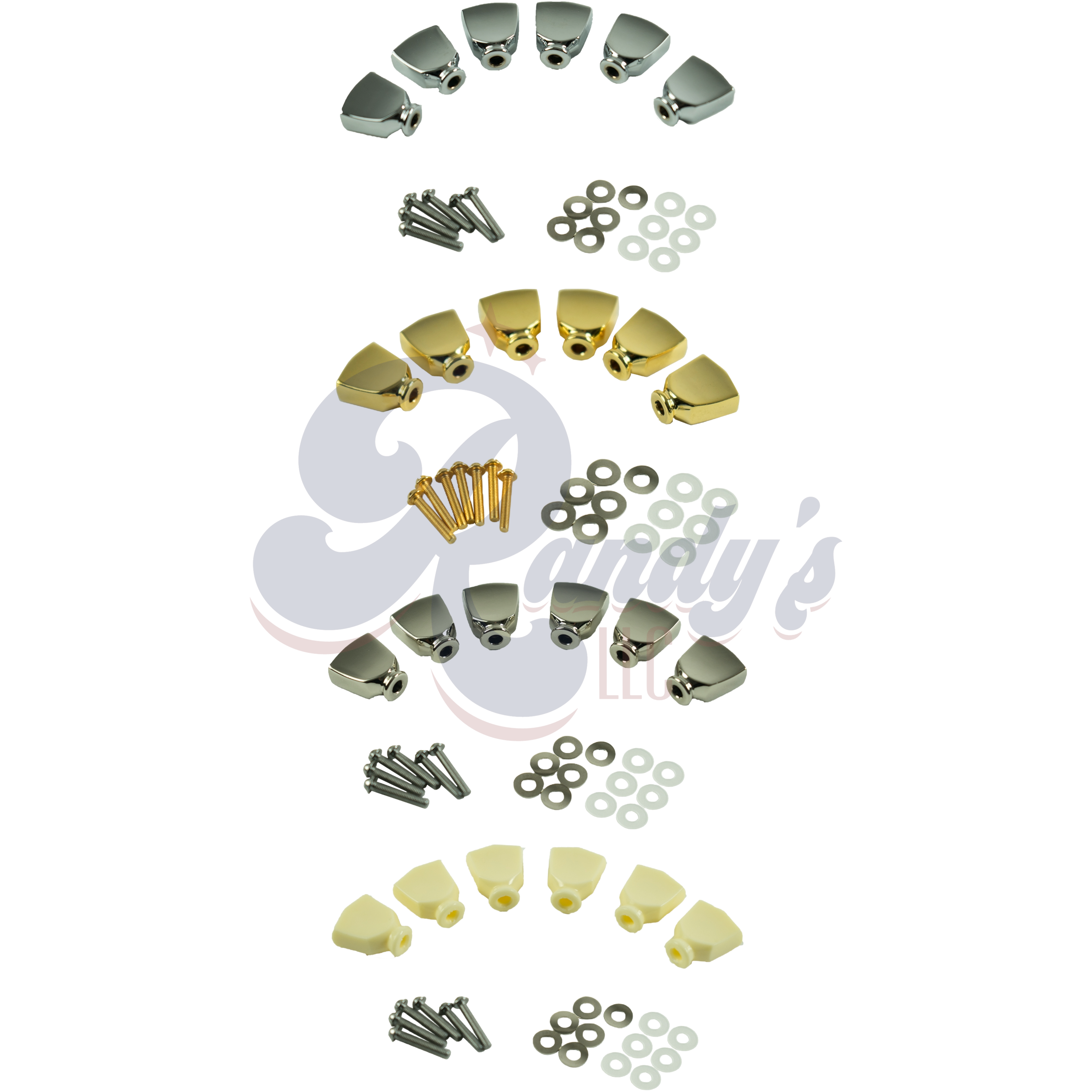 Kluson Replacement Tuner Buttons for Firebird® "Banjo" Series (6-Pack) - Fits Gibson® - Randy's LLC