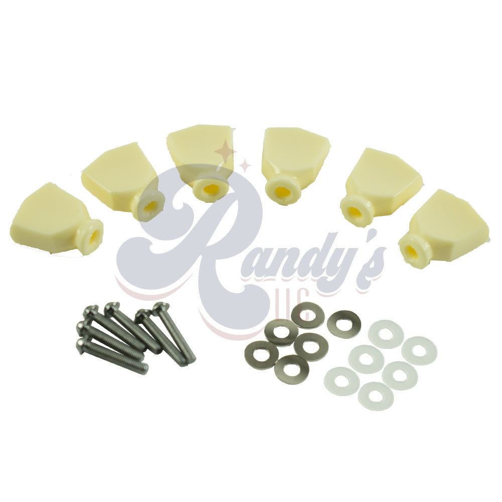 Kluson Replacement Tuner Buttons for Firebird® "Banjo" Series (6-Pack) - Fits Gibson® - Randy's LLC