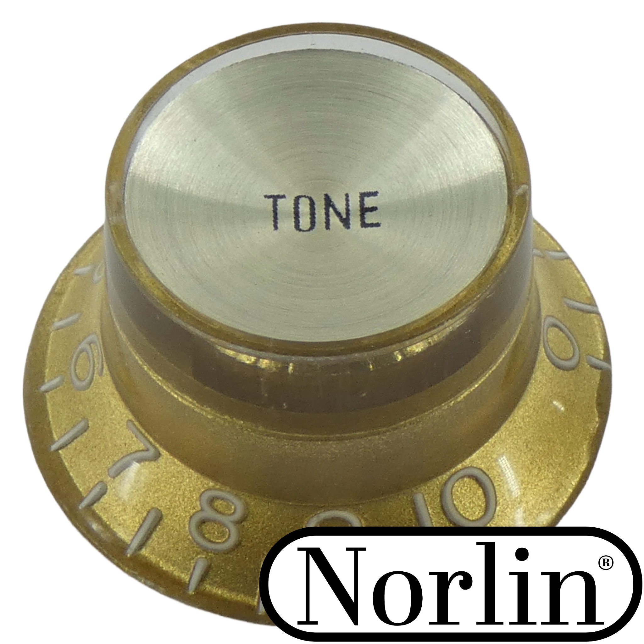 Embossed Top Hat Reflector Tone Knob for Epiphone® Guitars - Randy's LLC