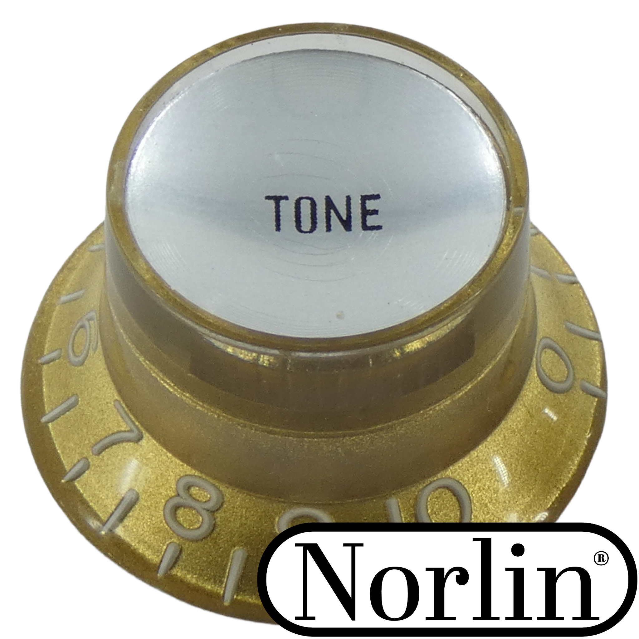 Embossed Top Hat Reflector Tone Knob for Epiphone® Guitars - Randy's LLC