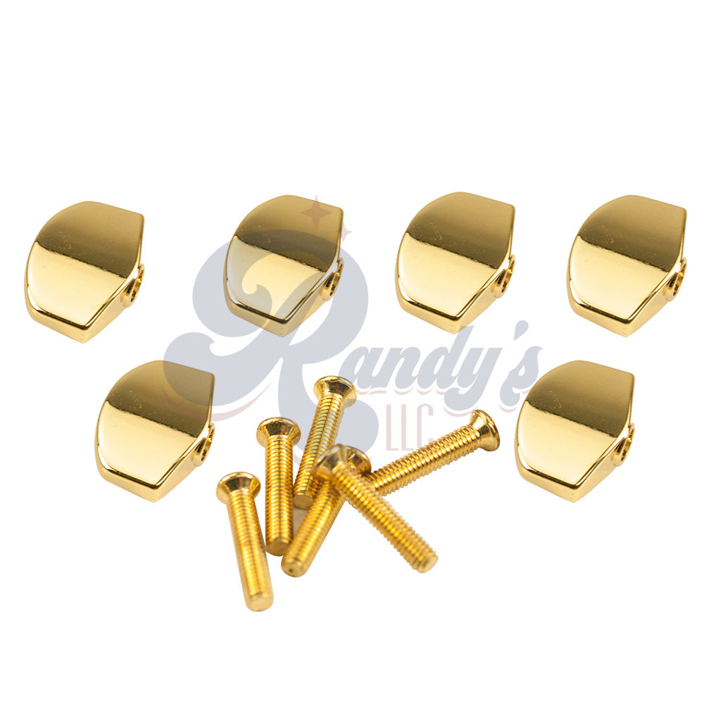 Kluson Replacement Tuner Buttons for Contemporary Diecast Series (6-Pack) Large Traditional - Fits Gibson® - Randy's LLC