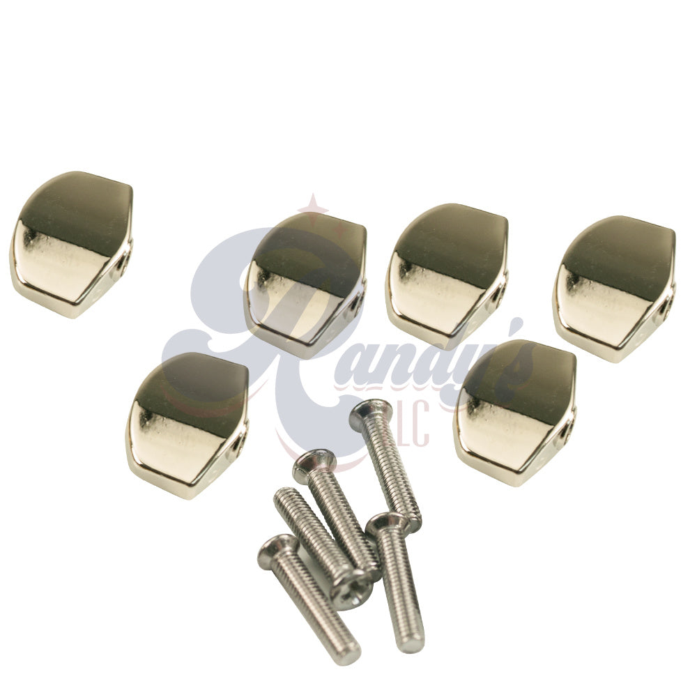 Kluson Replacement Tuner Buttons for Contemporary Diecast Series (6-Pack) Large Traditional - Fits Gibson® - Randy's LLC