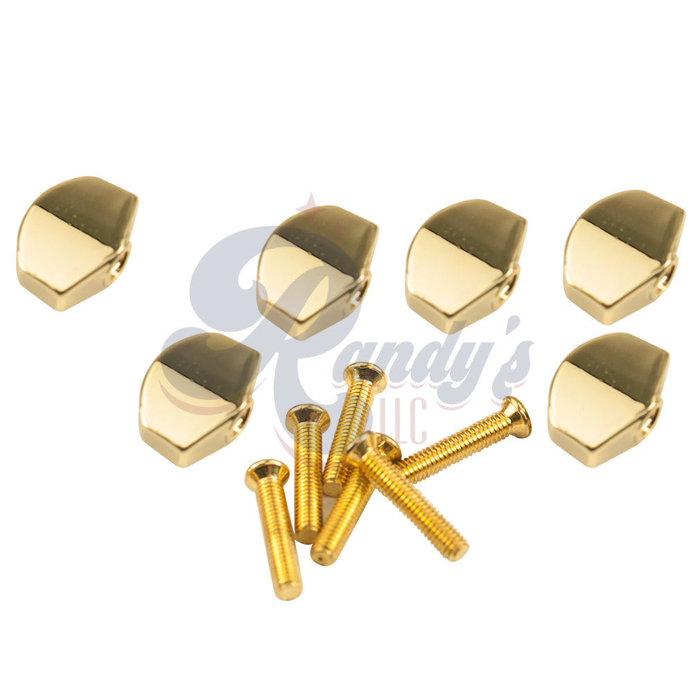 Kluson Replacement Tuner Buttons for Contemporary Diecast Series (6-Pack) Small Traditional - Fits Gibson® - Randy's LLC