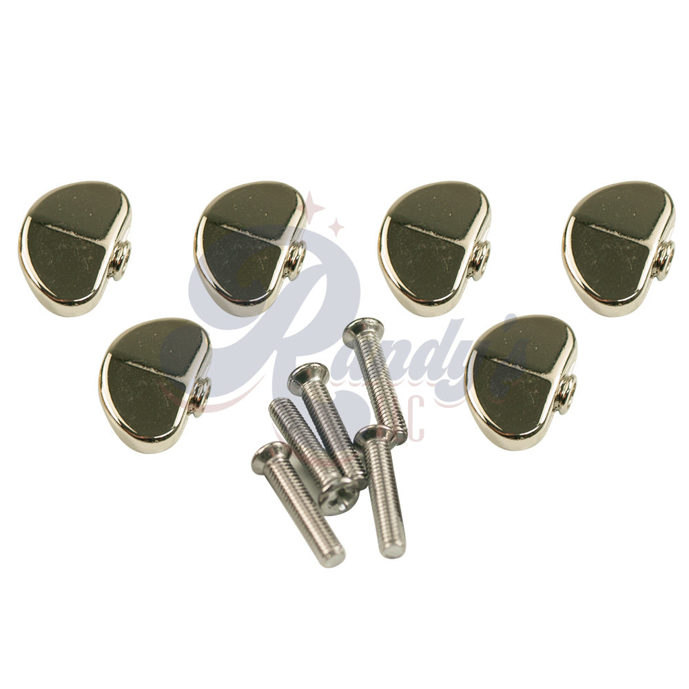 Kluson Replacement Tuner Buttons for Contemporary Diecast Series (6-Pack) Kidneybean - Fits Gibson® - Randy's LLC