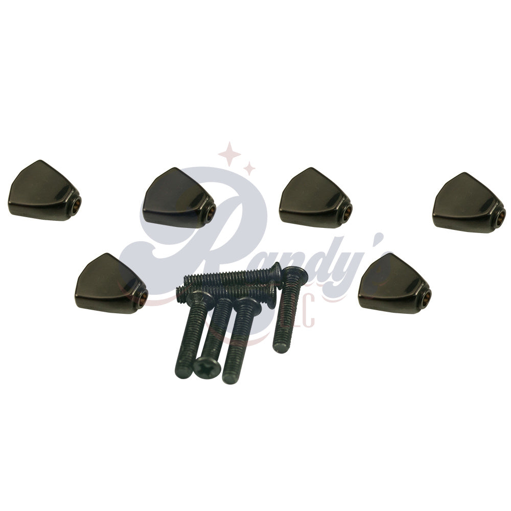 Kluson Replacement Tuner Buttons for Revolution & Plus Series (6-Pack) Keystone - Fits Grover® - Randy's LLC