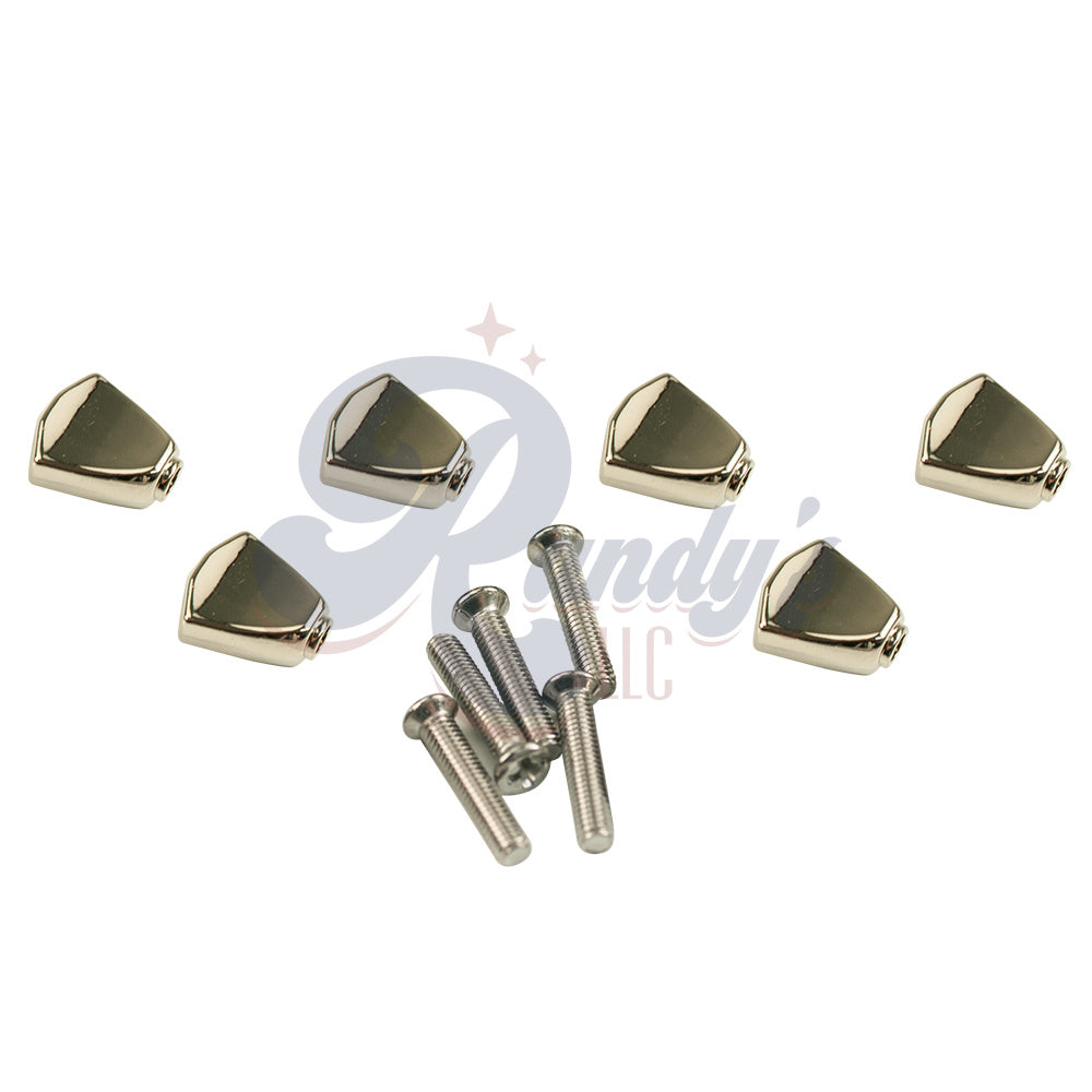 Kluson Replacement Tuner Buttons for Revolution & Plus Series (6-Pack) Keystone - Fits Grover® - Randy's LLC