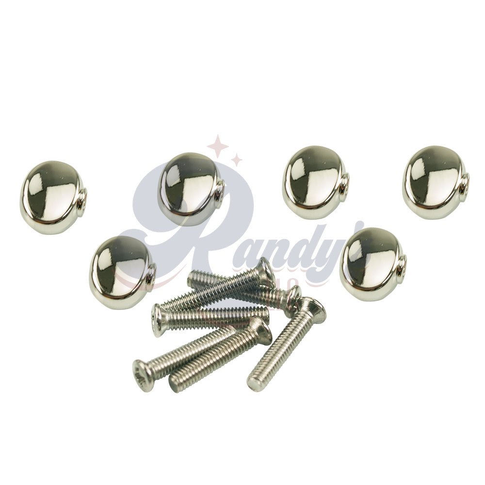 Kluson Replacement Tuner Buttons for Revolution & Plus Series (6-Pack) Small Oval - Fits Grover® - Randy's LLC