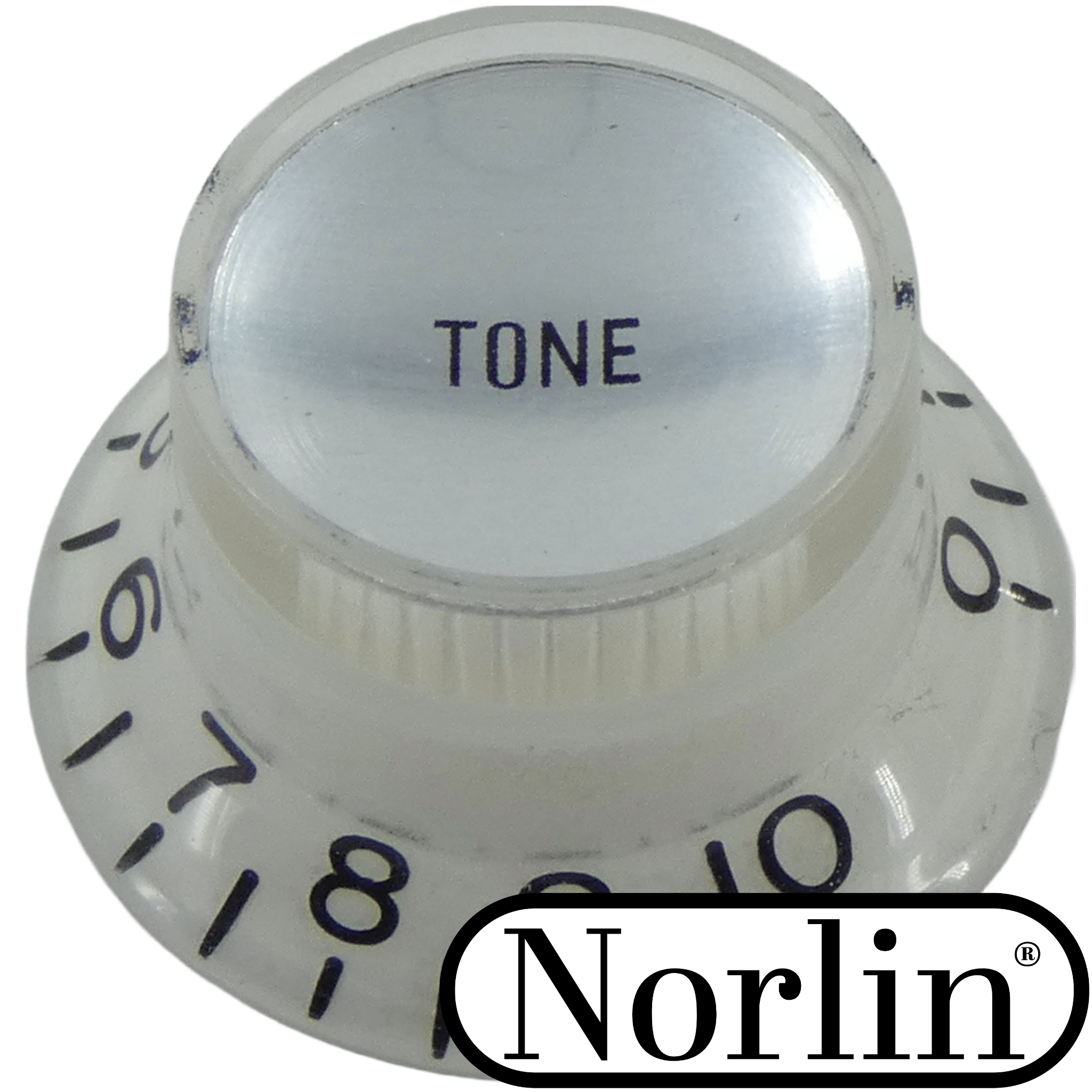 Embossed Top Hat Reflector Tone MOD Knob for Gibson® Guitars - Randy's LLC
