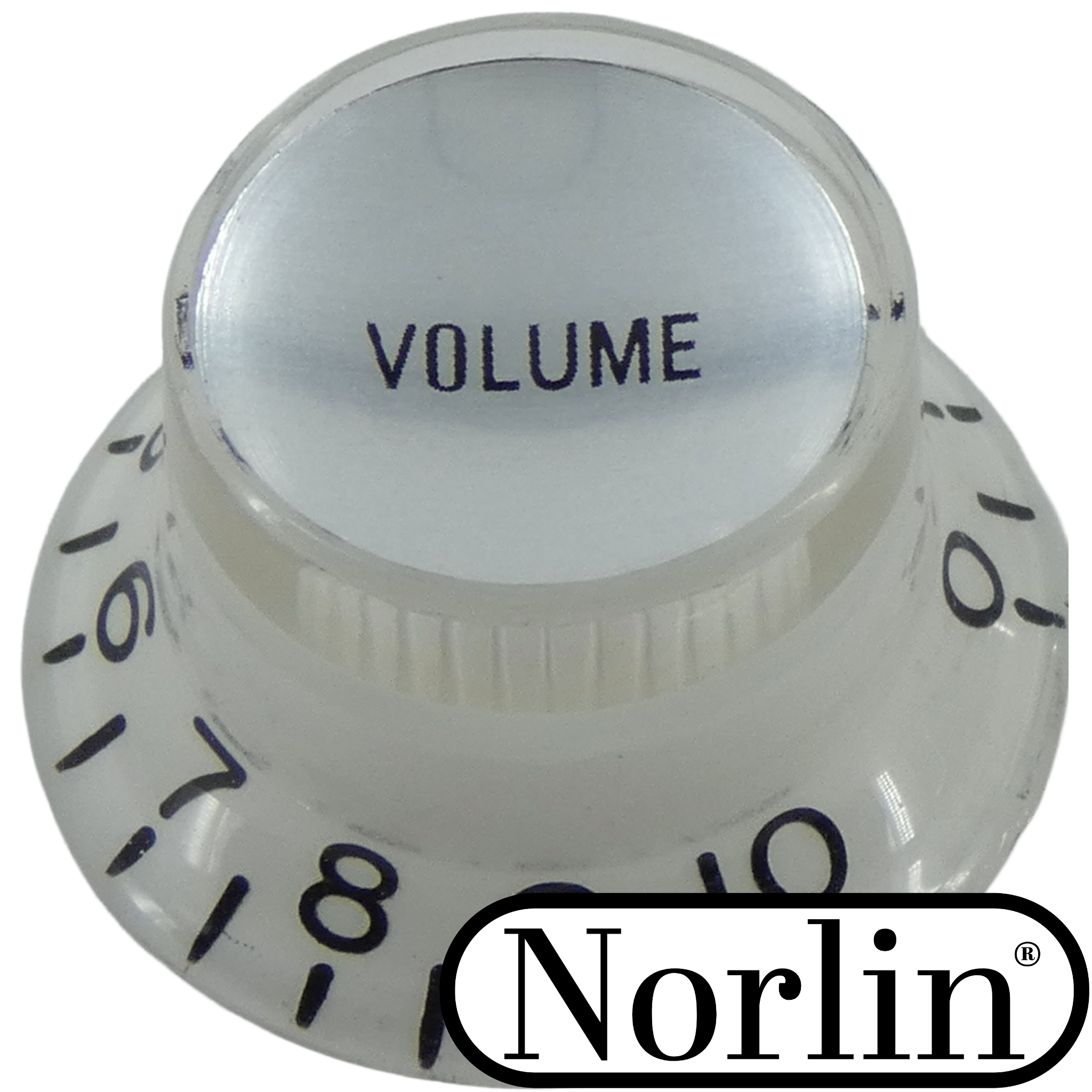 Embossed Top Hat Reflector Volume MOD Knob for Gibson® Guitars - Randy's LLC