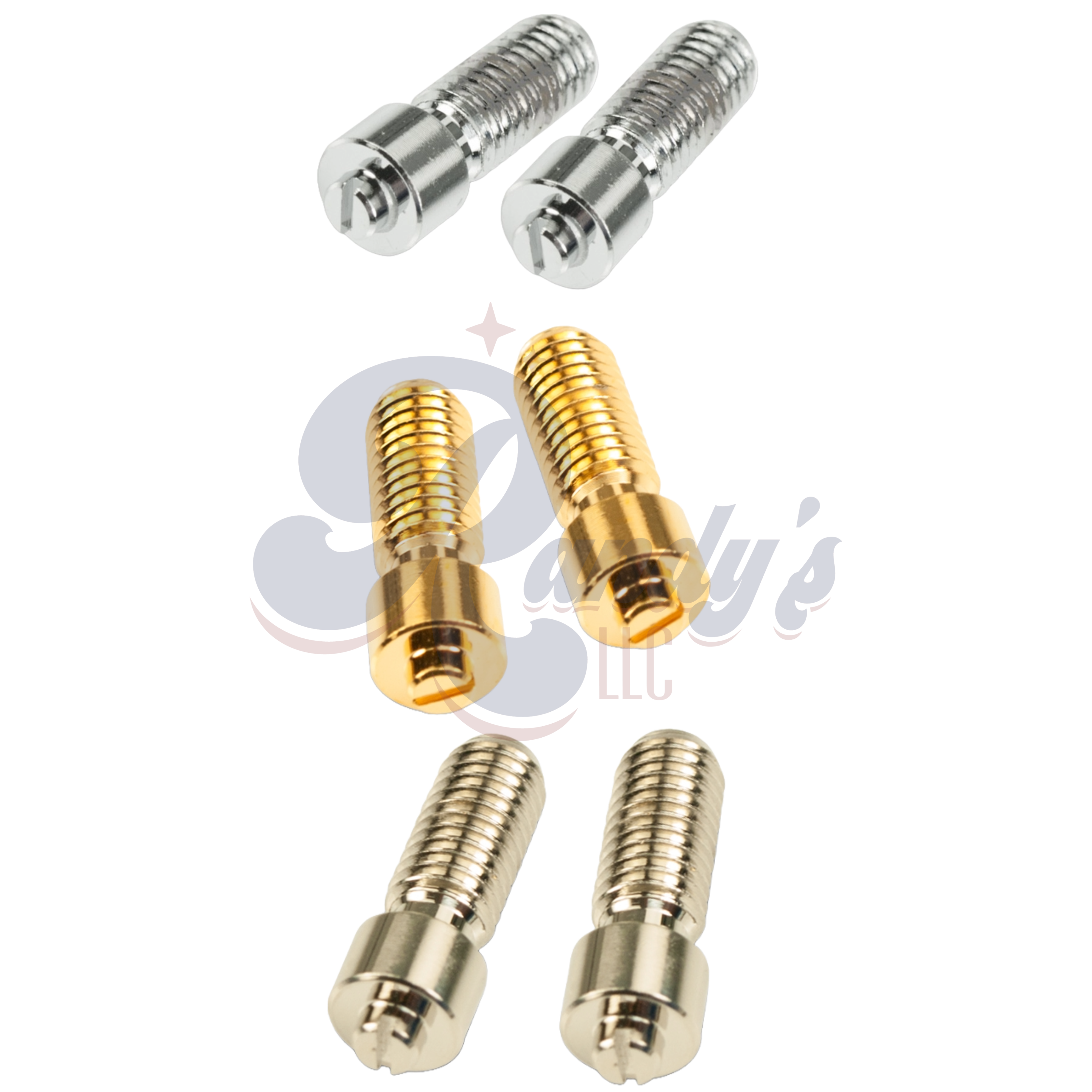 Kluson "Harmonica" Tune-O-Matic TOM Bridge Posts - Fits Gibson® - Randy's LLC