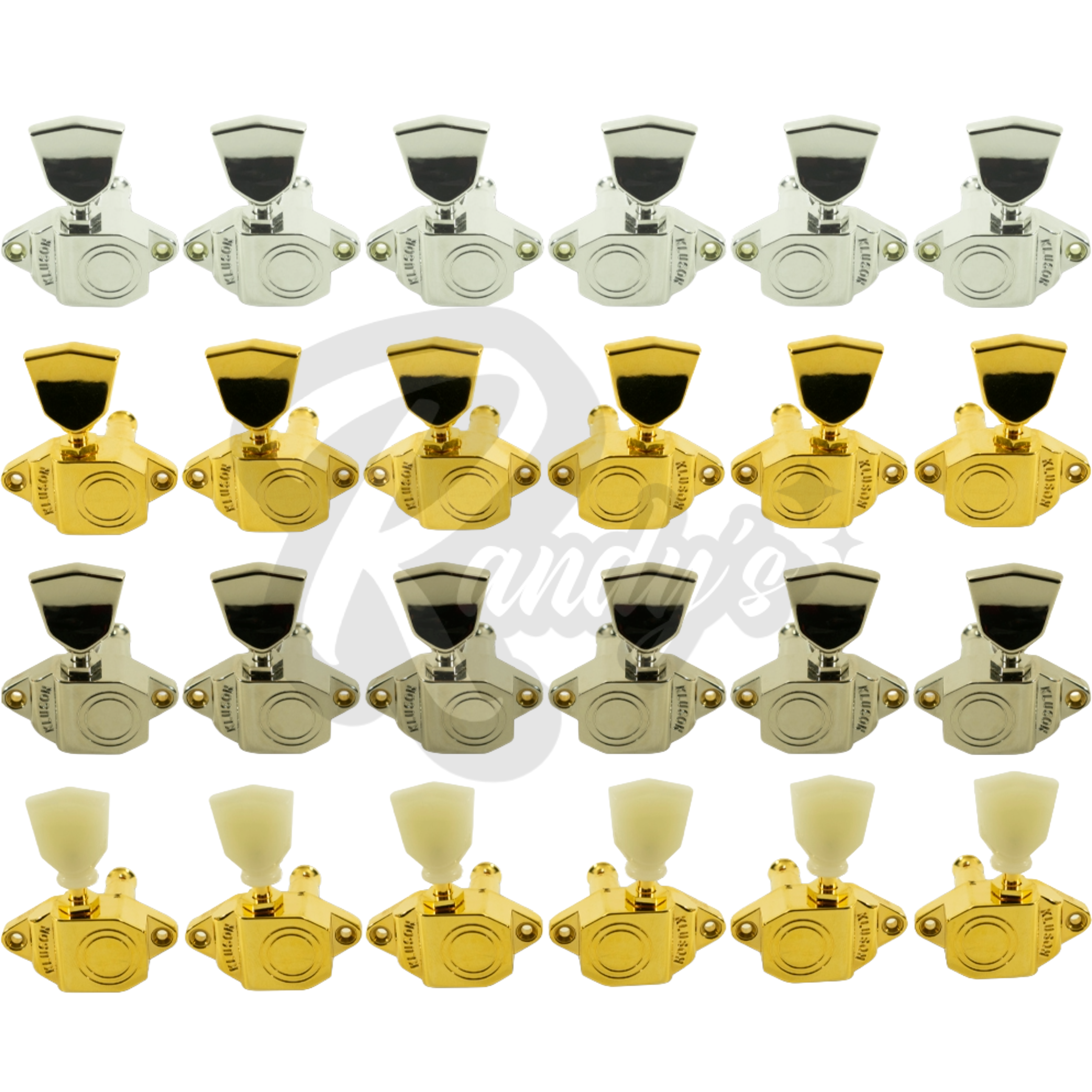 Sealfast Tuners (Vintage Diecast Series) L3+R3 - Fits Gibson® Byrdland® - Randy's LLC