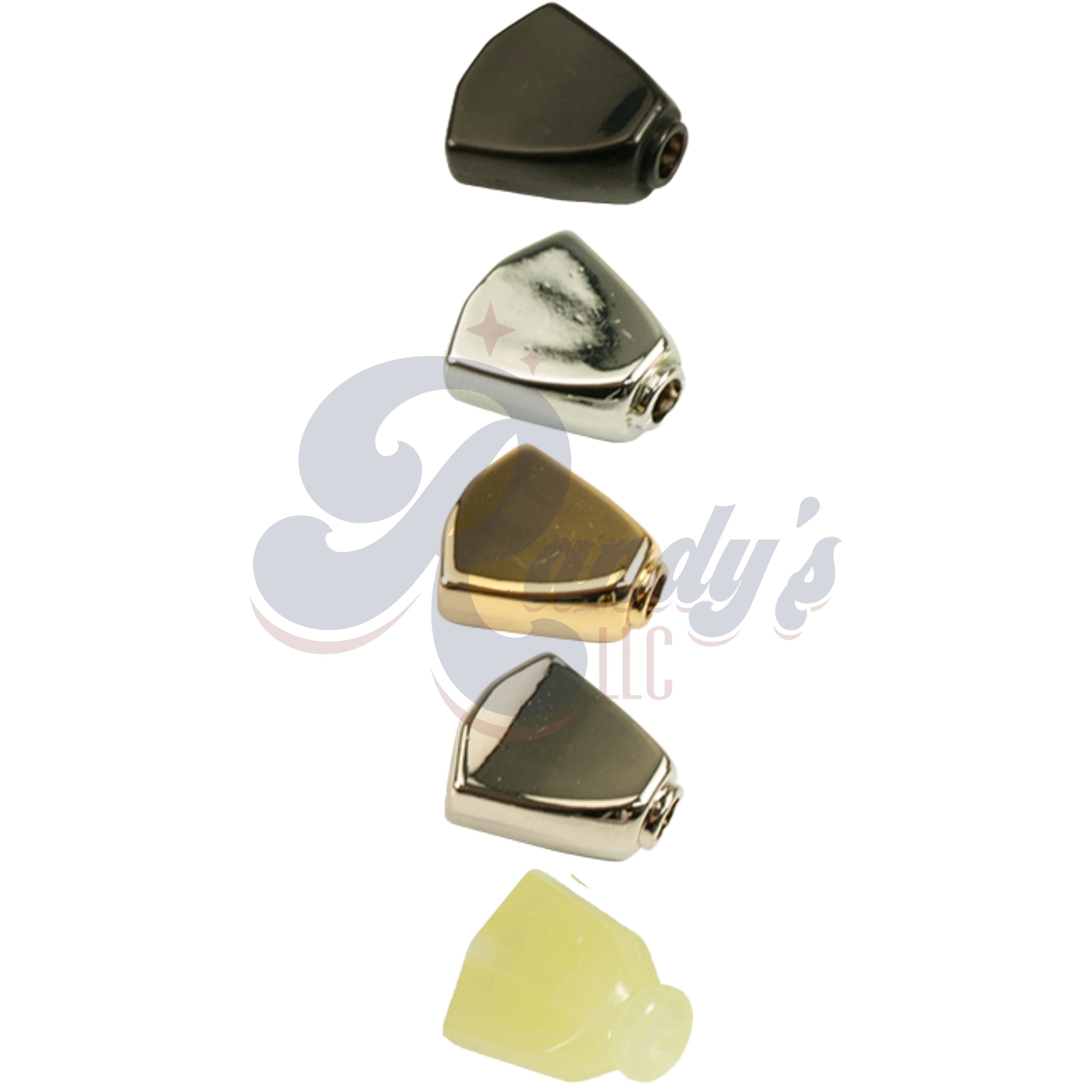 Kluson Replacement Tuner Buttons for Revolution & Plus Series (6-Pack) Keystone - Fits Grover® - Randy's LLC