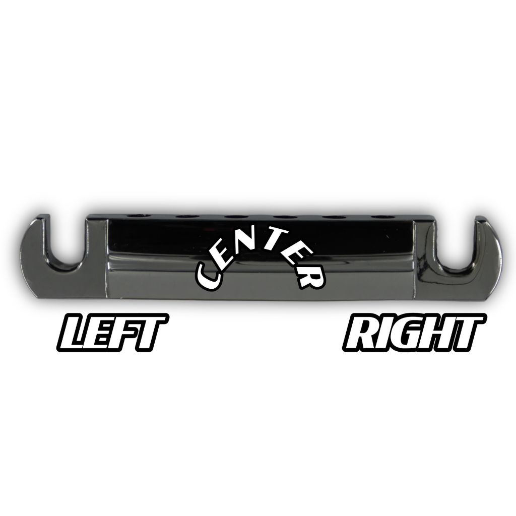 Custom Engraved Guitar Part | Stop Bar Tailpiece for Gibson® Guitars - Randy's LLC