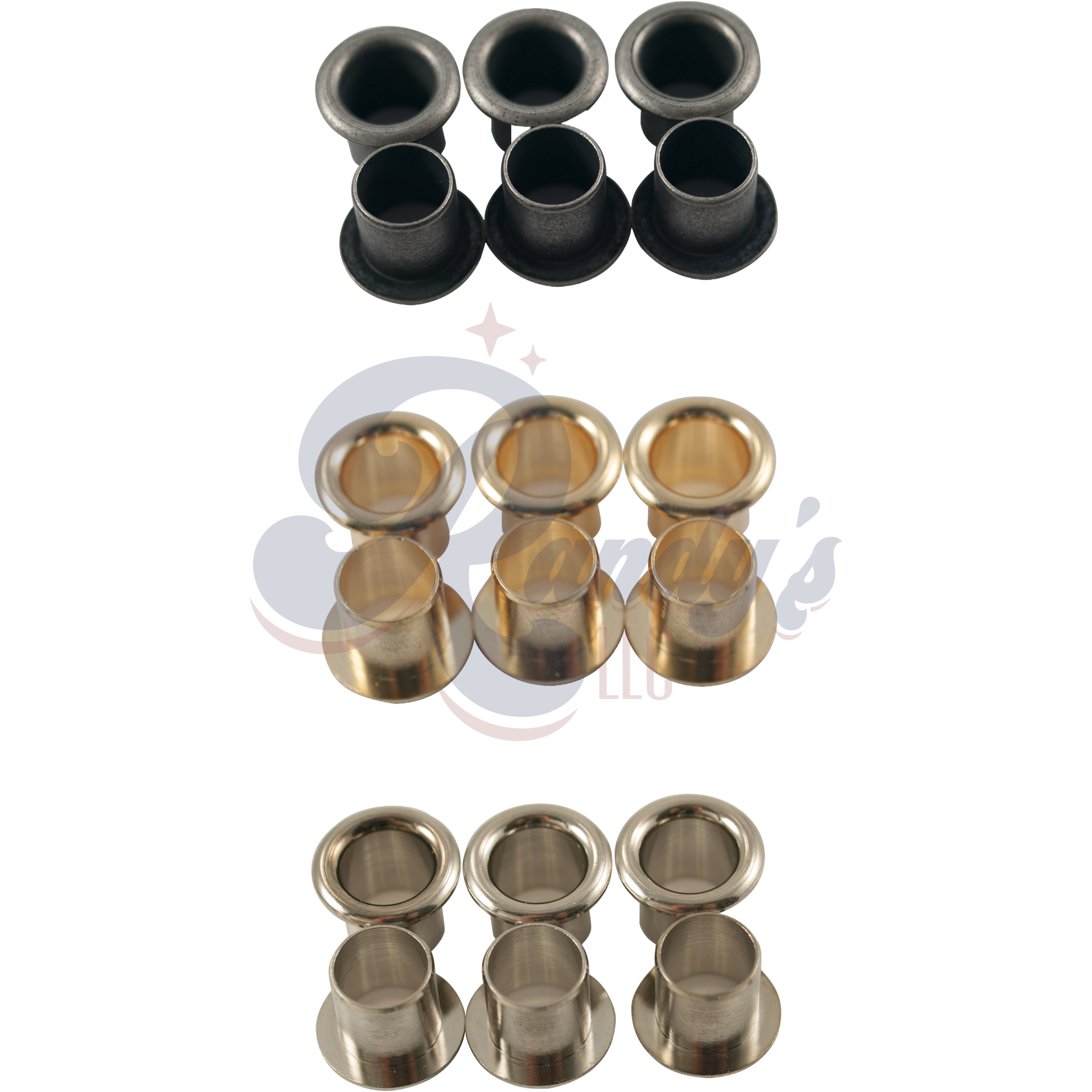 Kluson Replacement Stamped Eyelet Bushings for Deluxe & Supreme Series (6-Pack) - Fits Gibson® - Randy's LLC
