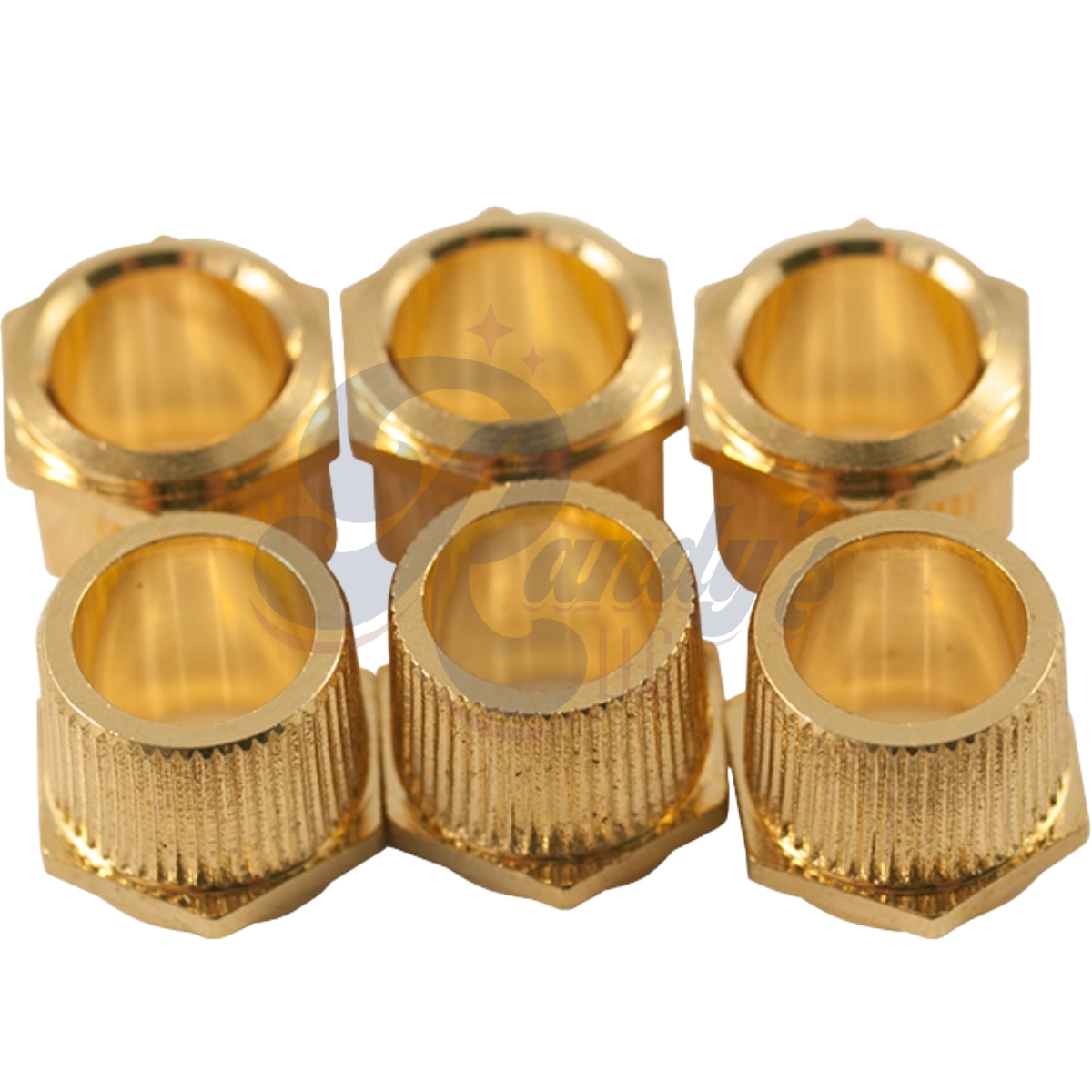 Kluson Replacement Tuner Hex Bushings for Deluxe & Supreme Series (6-Pack) - Fits Gibson® - Randy's LLC
