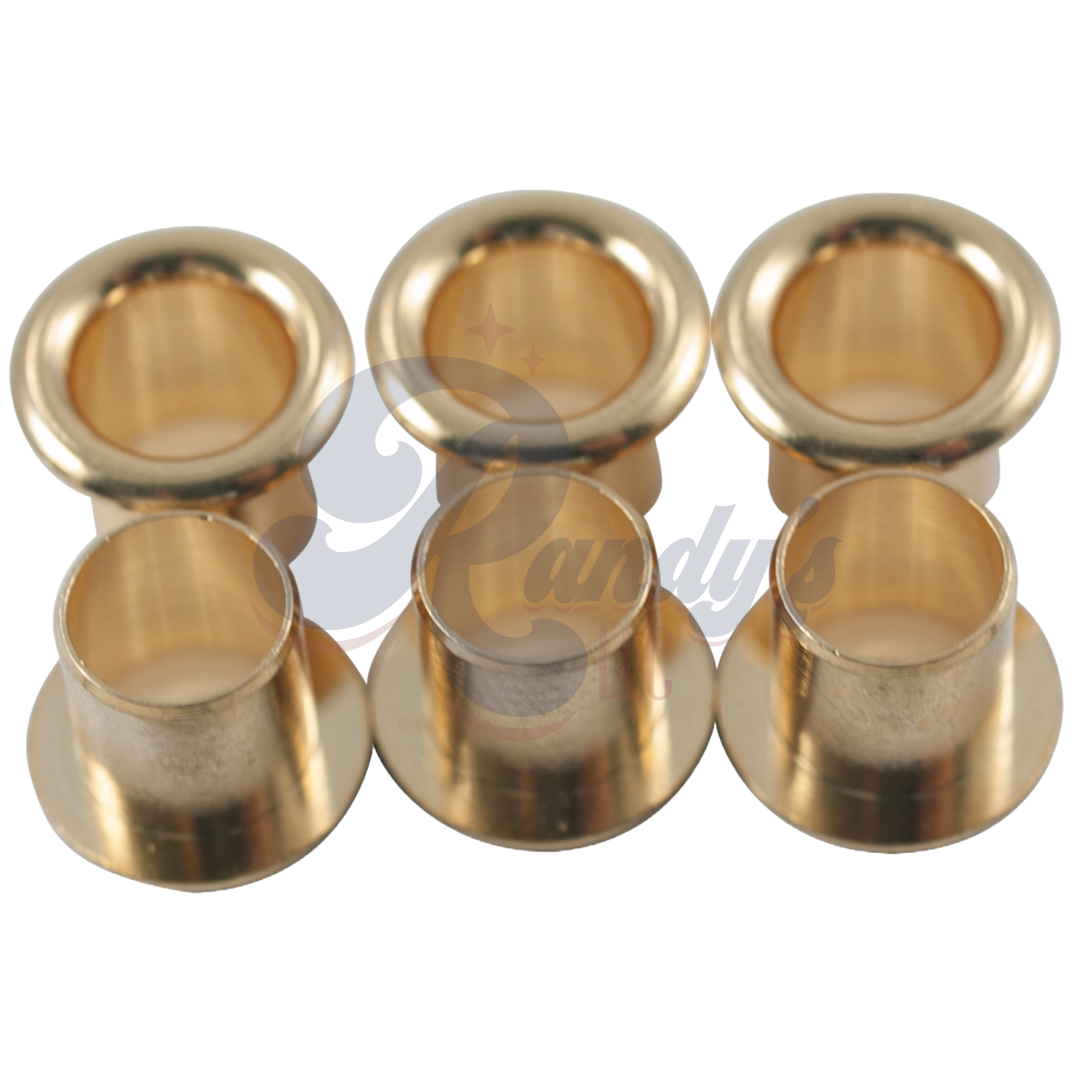Kluson Replacement Stamped Eyelet Bushings for Deluxe & Supreme Series (6-Pack) - Fits Gibson® - Randy's LLC