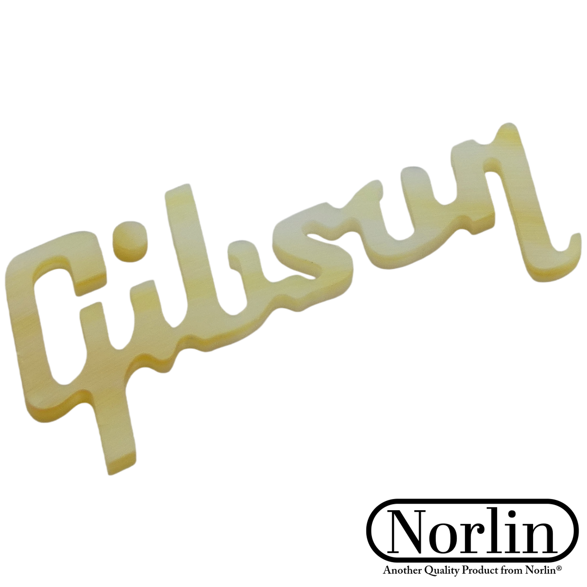 Mother of Pearl Replacement Headstock Logo Inlay for Gibson® Guitars - Randy's LLC