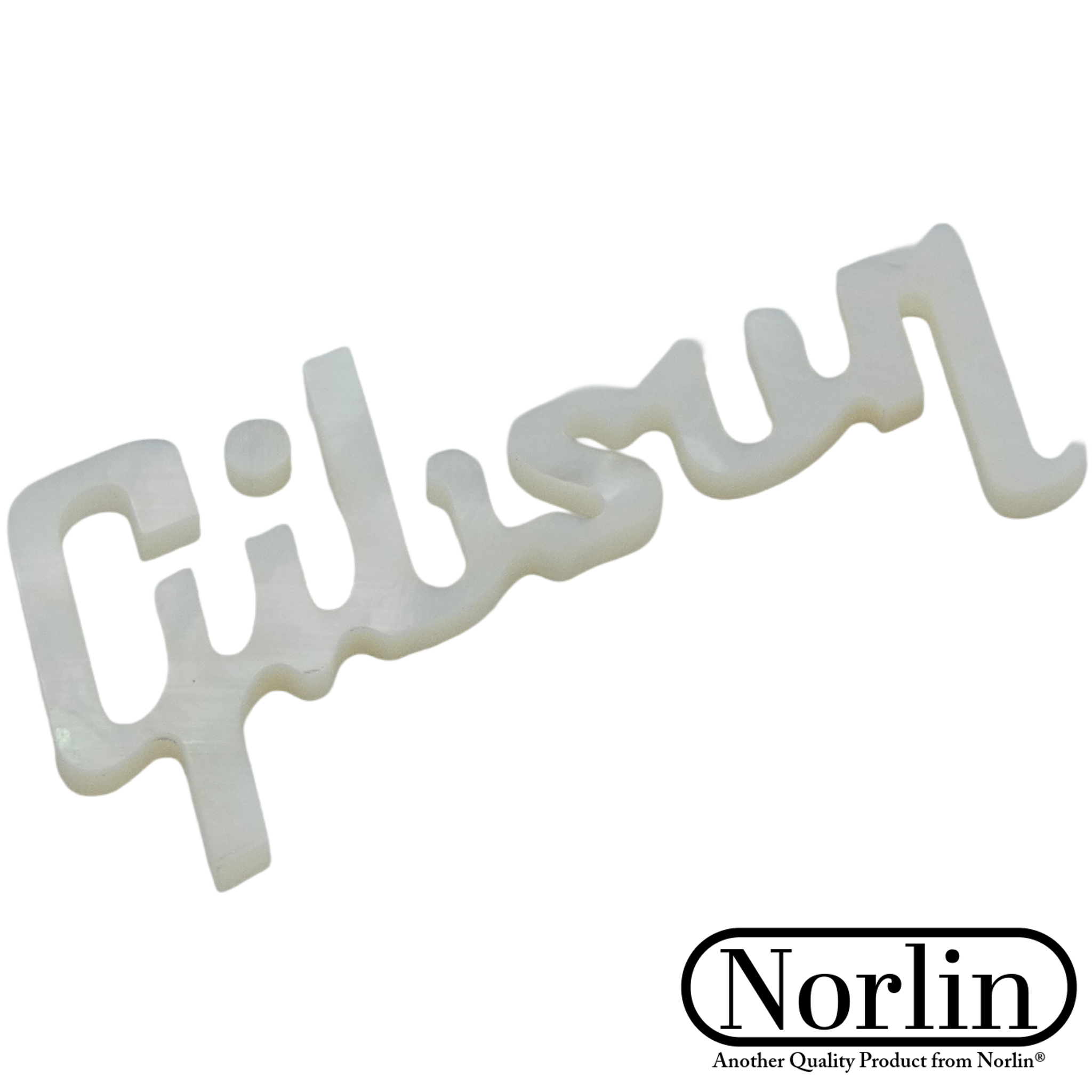 Mother of Pearl Replacement Headstock Logo Inlay for Gibson® Guitars - Randy's LLC