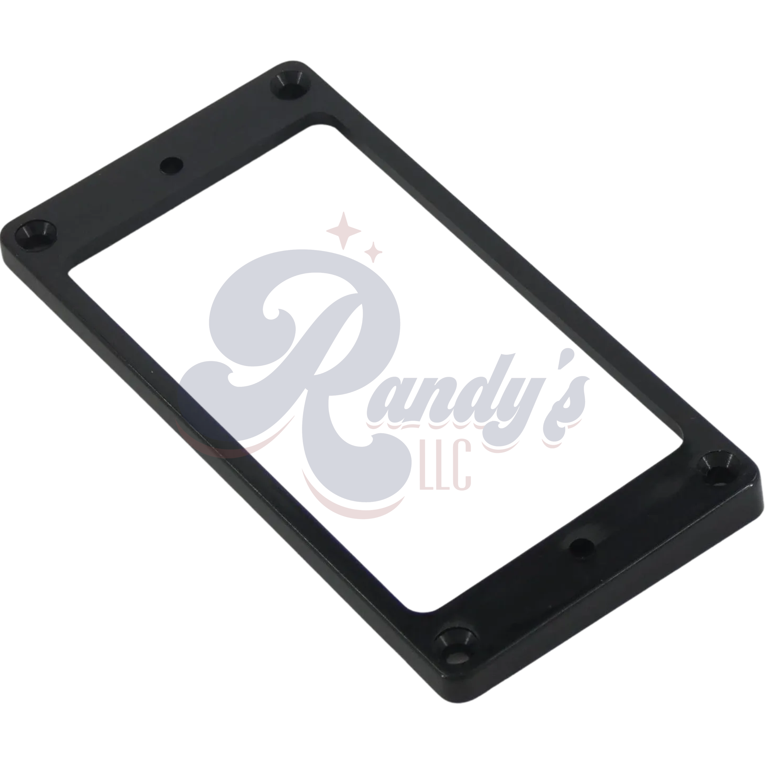 HOSCO Humbucker Mounting Ring (Tapered w/ Flat Top & Curved Bottom) Black - Fits Gibson® - Randy's LLC