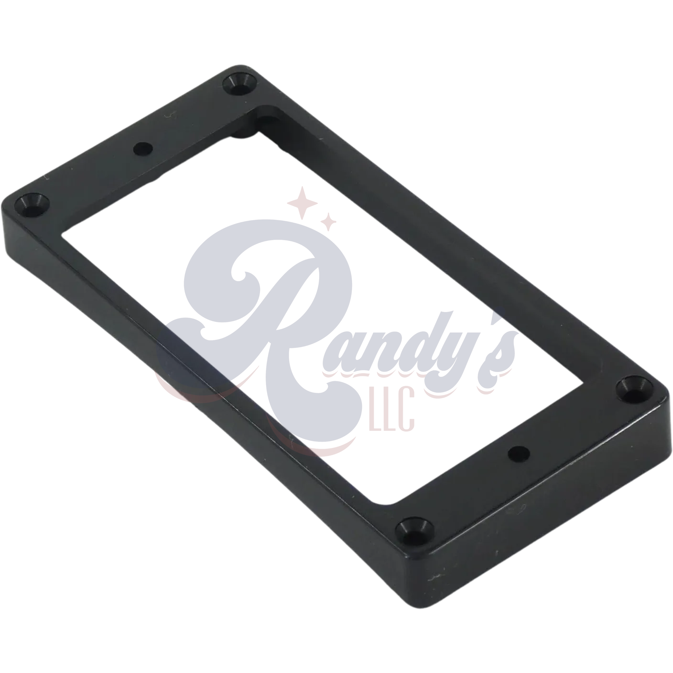 HOSCO Humbucker Mounting Ring (Tapered w/ Flat Top & Curved Bottom) Black - Fits Gibson® - Randy's LLC
