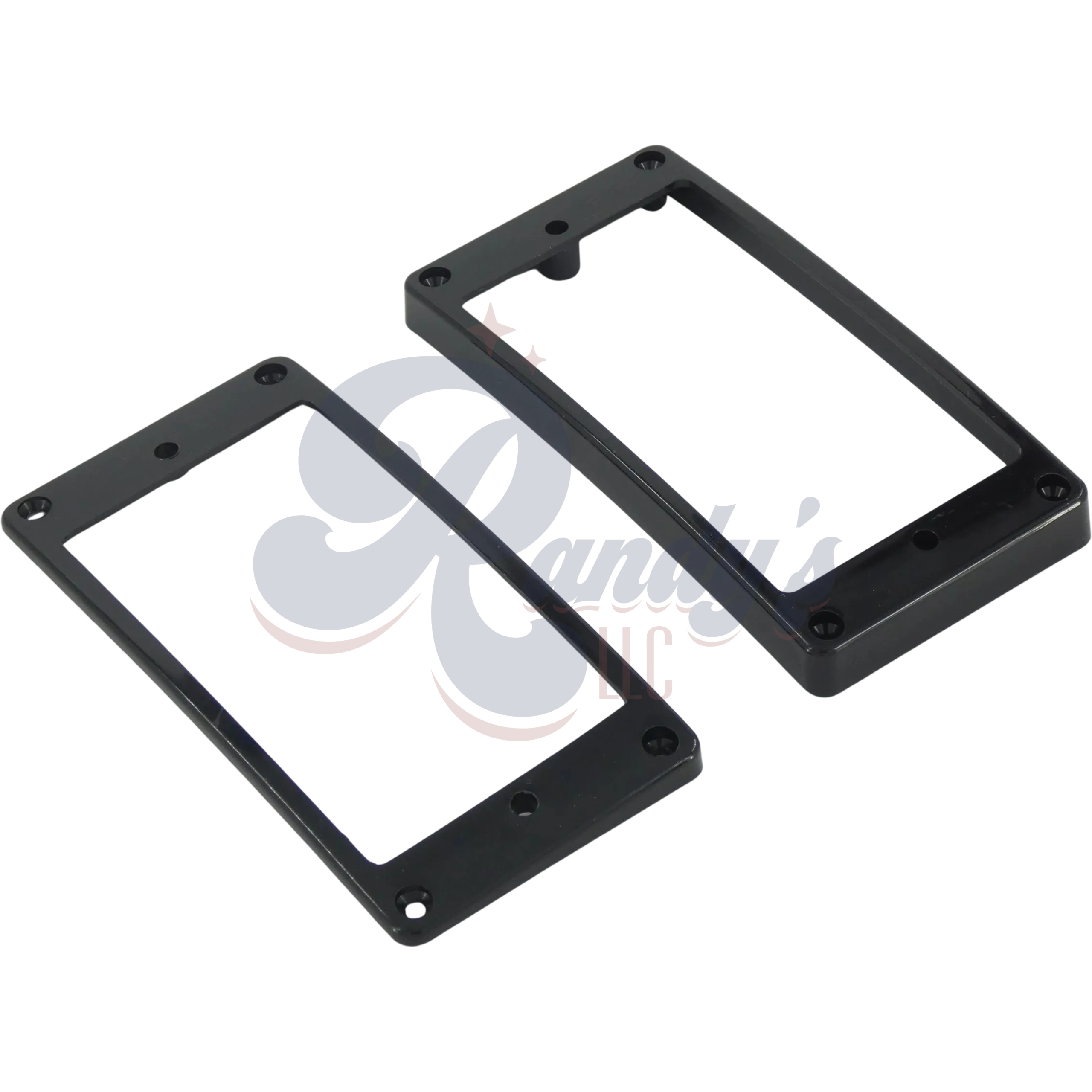 HOSCO Humbucker Mounting Ring (Tapered w/ Curved Top & Bottom) Black - Fits Gibson® - Randy's LLC