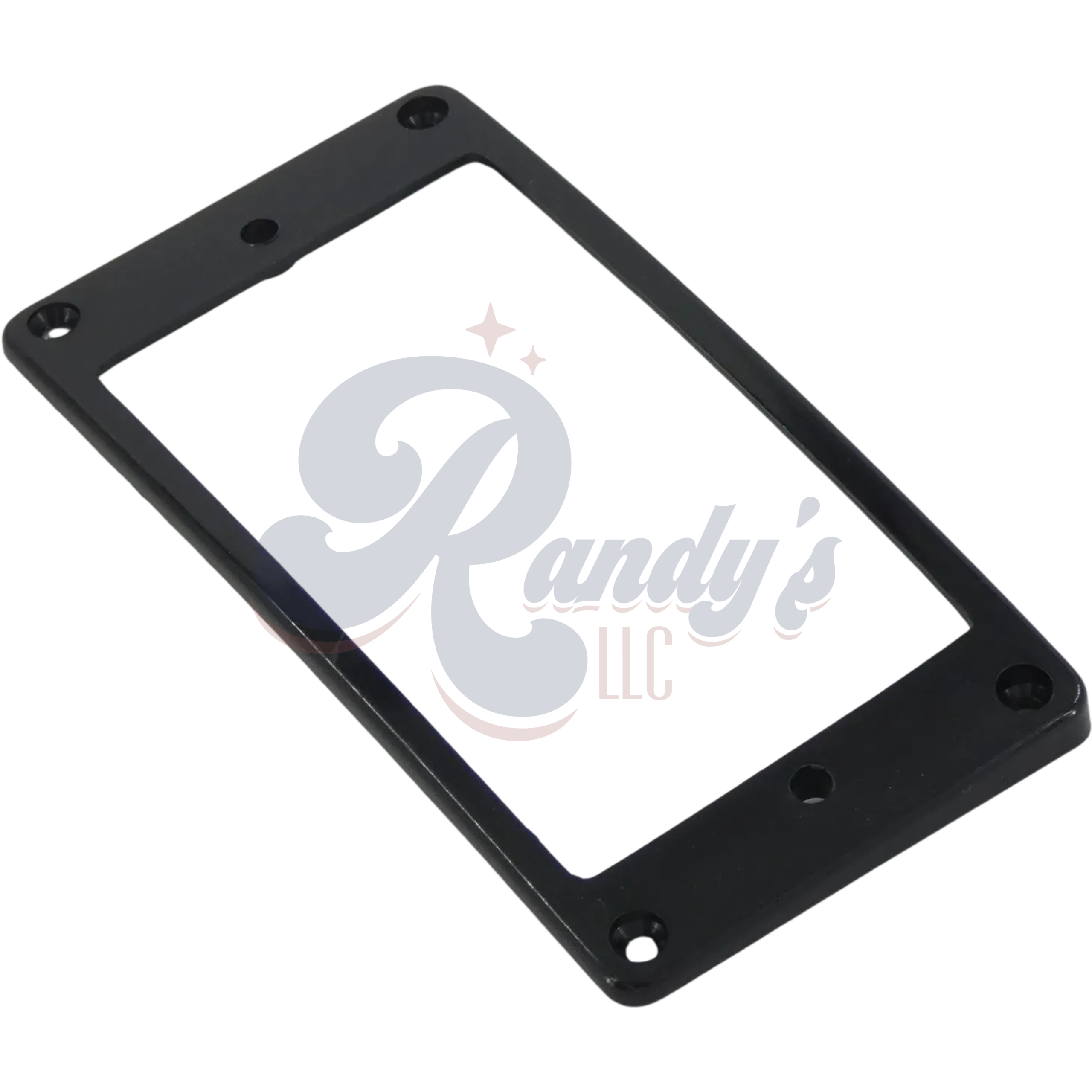 HOSCO Humbucker Mounting Ring (Tapered w/ Curved Top & Bottom) Black - Fits Gibson® - Randy's LLC