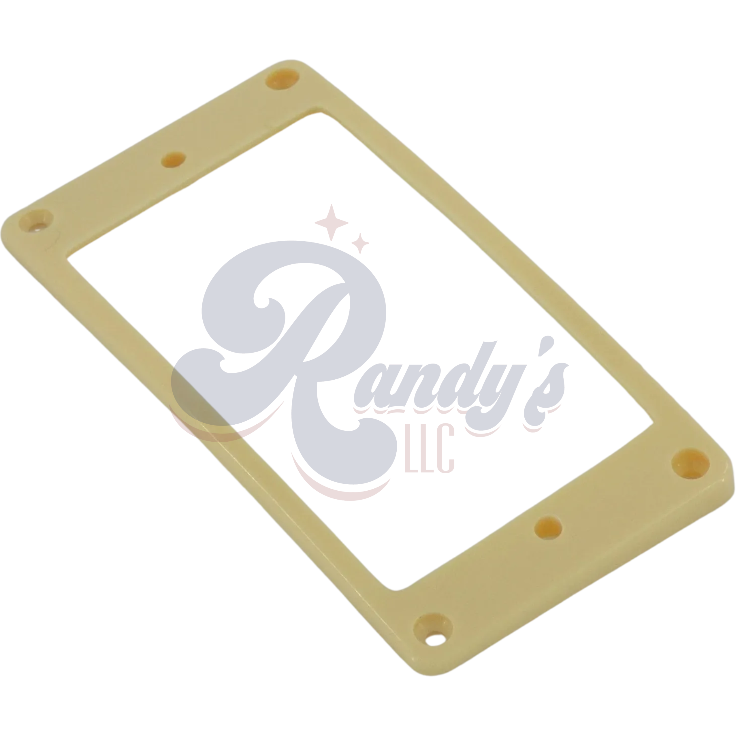HOSCO Humbucker Mounting Ring (Tapered w/ Curved Top & Bottom) Cream - Fits Gibson® - Randy's LLC