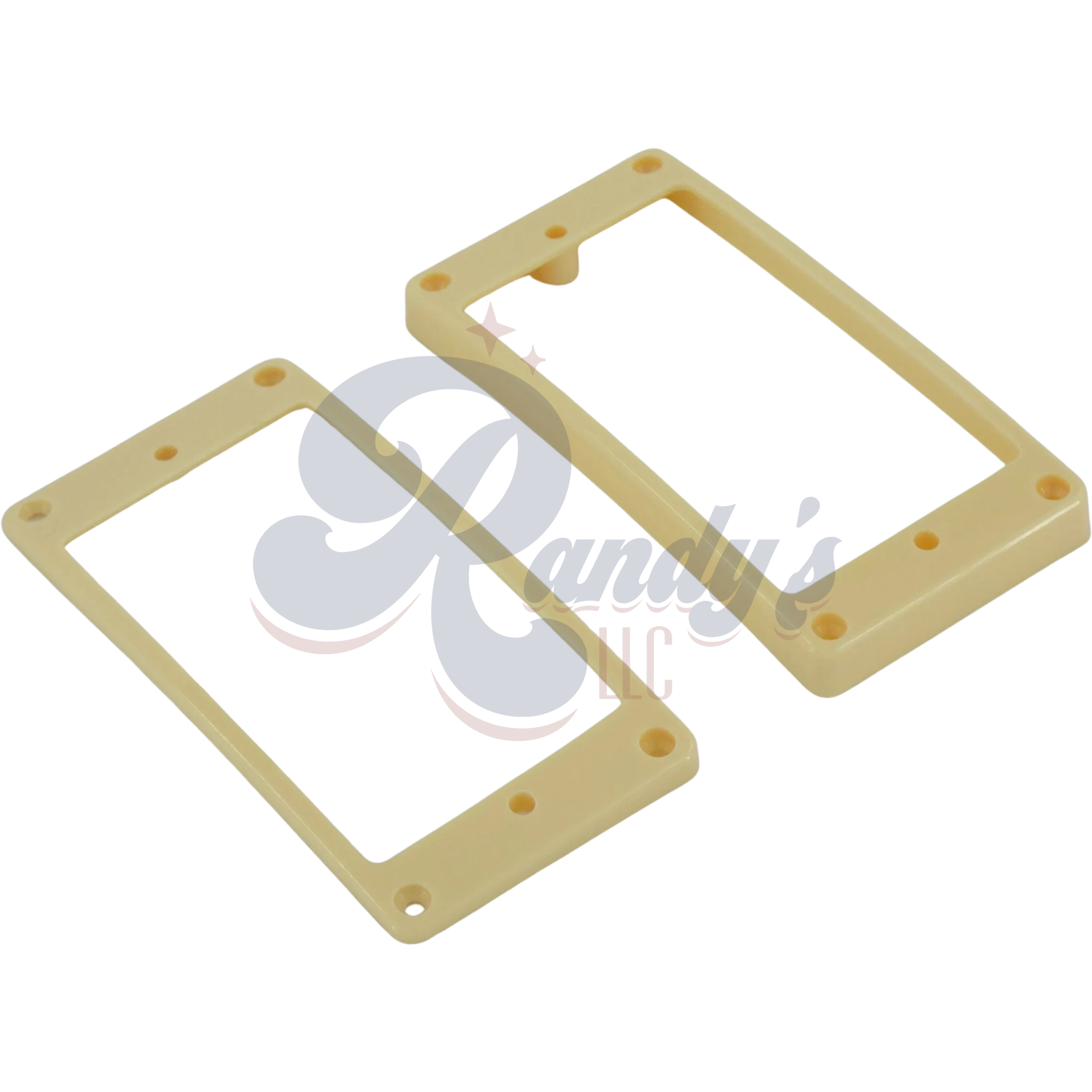 HOSCO Humbucker Mounting Ring (Tapered w/ Curved Top & Bottom) Cream - Fits Gibson® - Randy's LLC