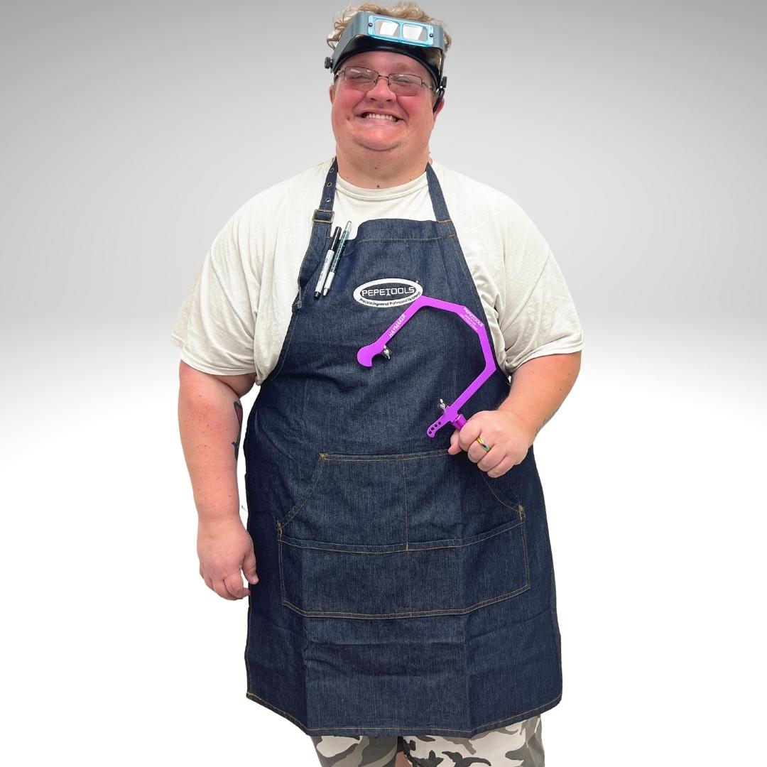 Embroidered Denim Luthier & Guitar Tech Apron - Randy's LLC